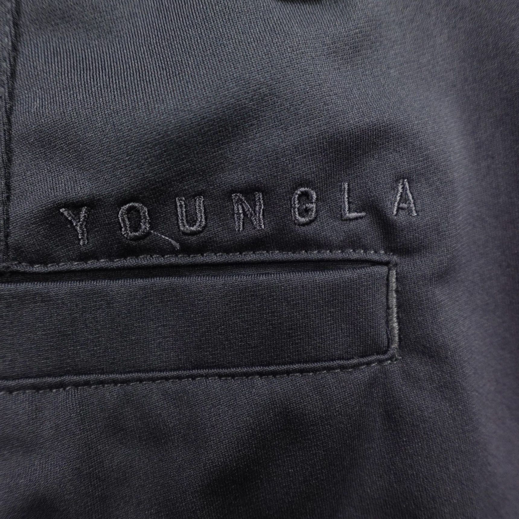 YoungLA YoungLA Pants Mens 34L Gray Office Tech Performance Straight Chino Slacks Size US 34 / EU 50 - 7 Thumbnail
