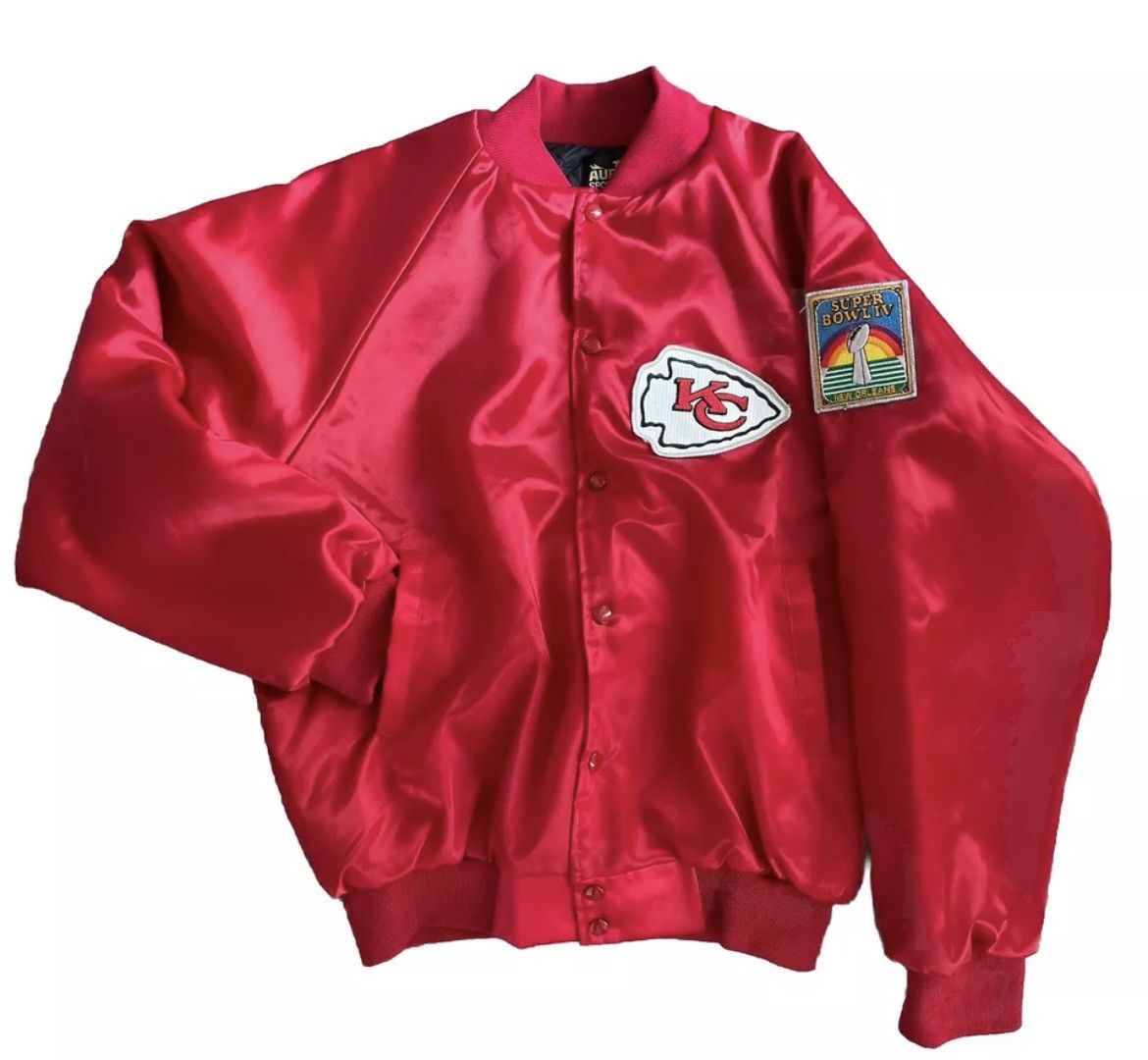 Vintage Rare Kansas City Chiefs Super Bowl Jacket Size US L / EU 52-54 / 3 - 1 Thumbnail