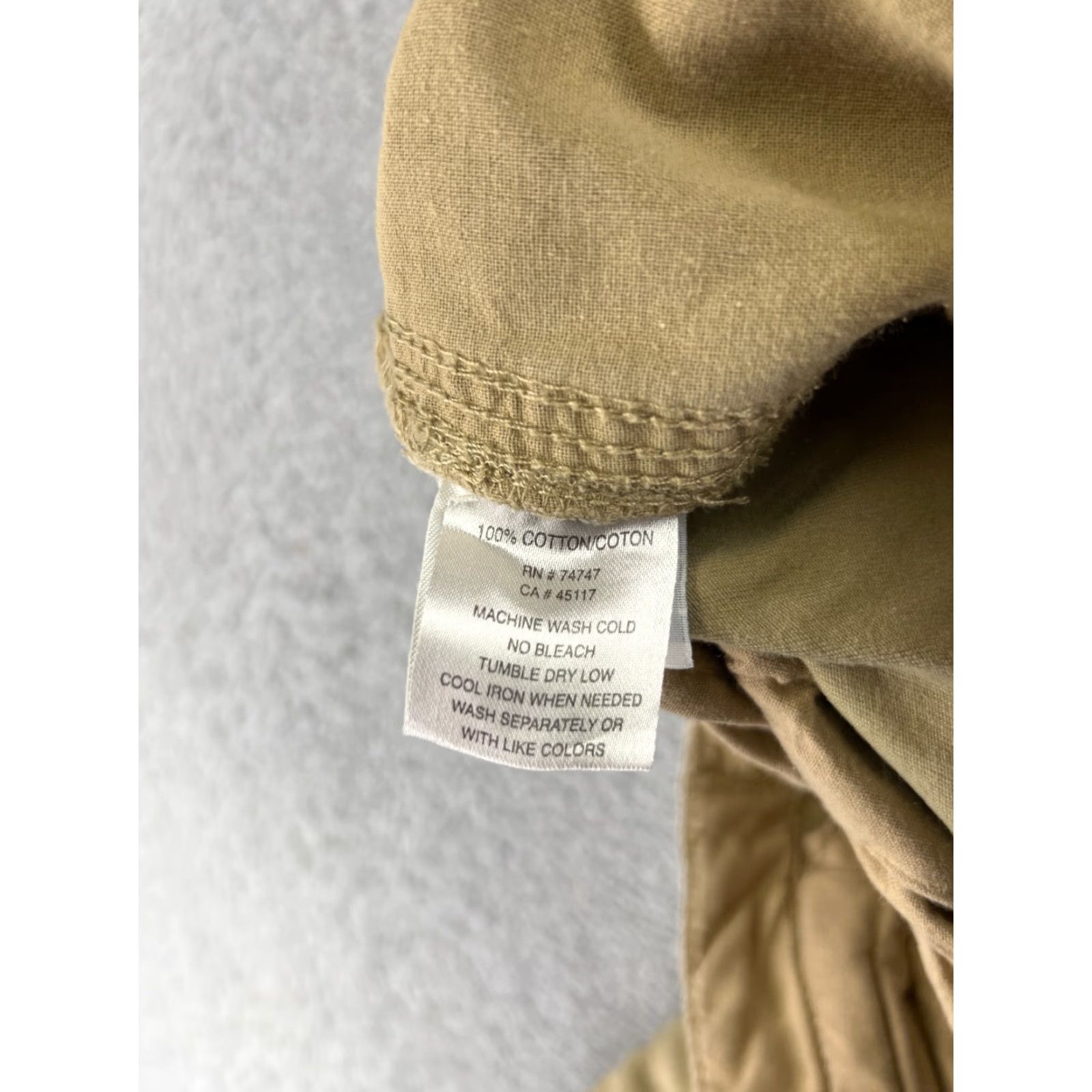 Vintage Redhead Mens Cargo Pants 36 Beige 100% Cotton Twill Pockets Pocket 5-Design Canvas Relaxed Straight Size US 36 / EU 52 - 4 Thumbnail
