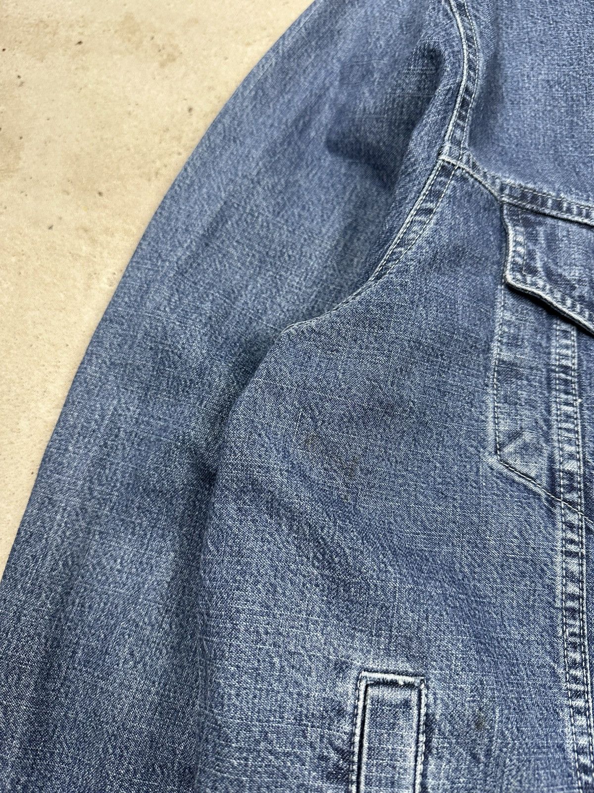 Honda Vintage Y2K Honda Racing Denim Jeans Trucker Jacket Size US L / EU 52-54 / 3 - 4 Thumbnail