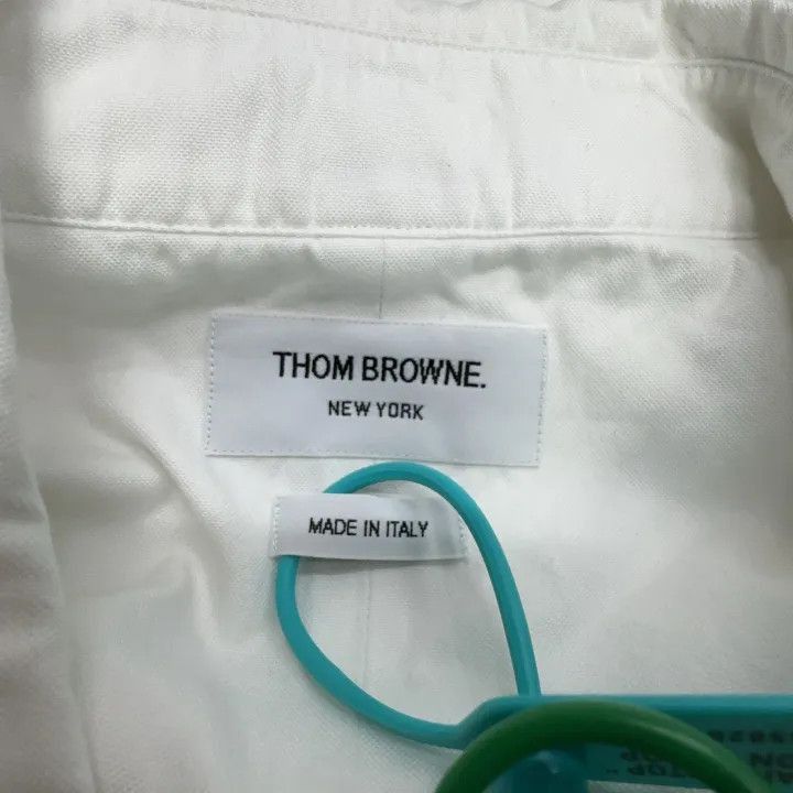 Thom Browne Thom Browne Classic Long Sleeve Shirt White -2507 Size US M / EU 48-50 / 2 - 2 Thumbnail