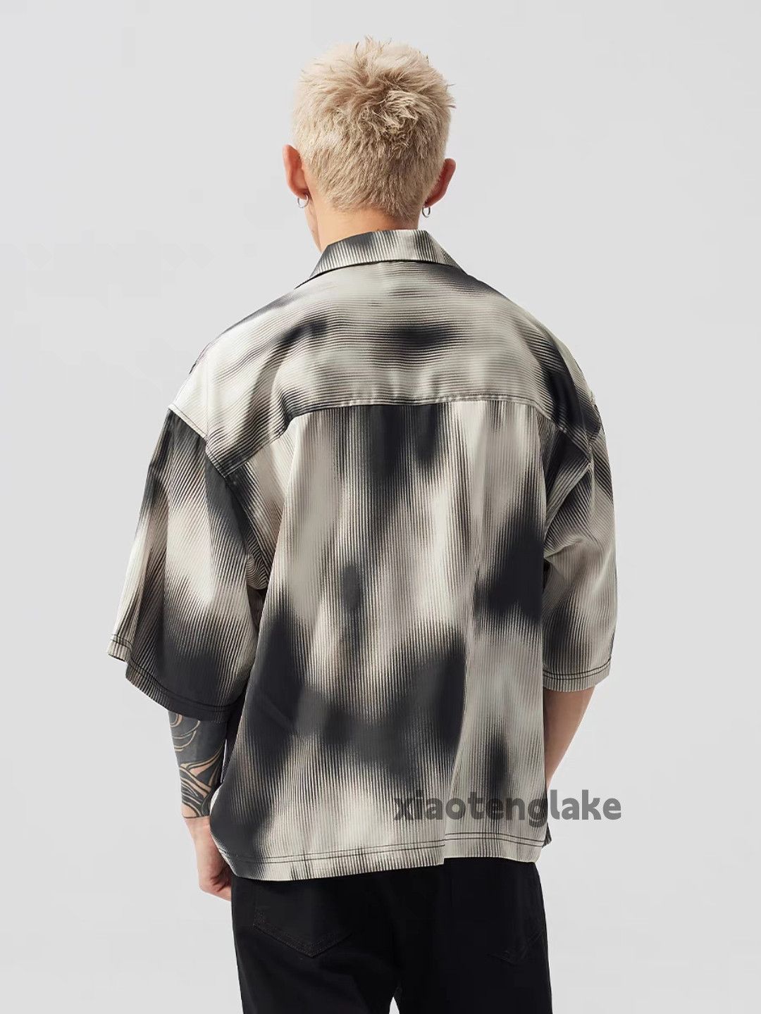 Vintage Unisex outdoor utility loose pattern yuppie party shirt Size US S / EU 44-46 / 1 - 2 Thumbnail