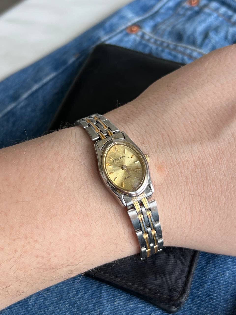Japanese Brand × Vintage Vintage Gold/Chrome Japanese style futuristic Watch Japan Size ONE SIZE - 6 Thumbnail
