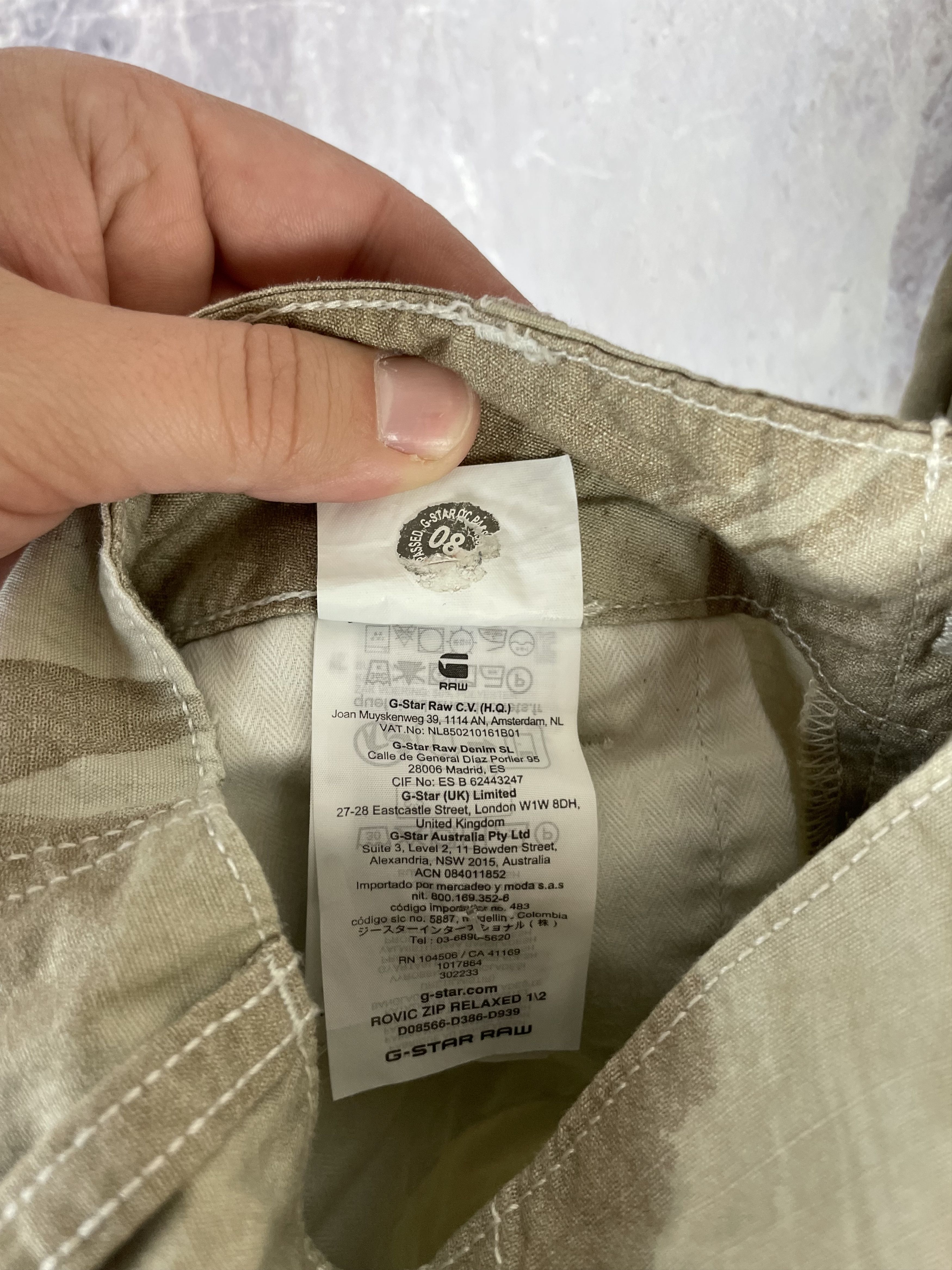 G-Star Vintage G-Star Cargo Shorts Size US 31 - 7 Thumbnail