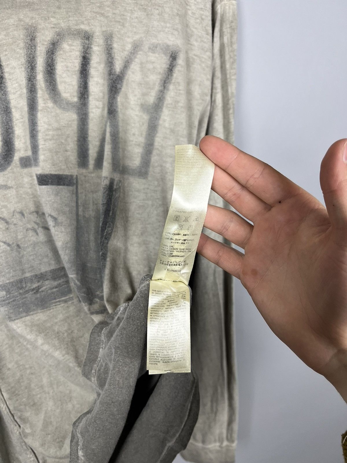 Diesel (M) Diesel Explore reverse big logo Long Sleeve T-Shirt Size US M / EU 48-50 / 2 - 9 Thumbnail