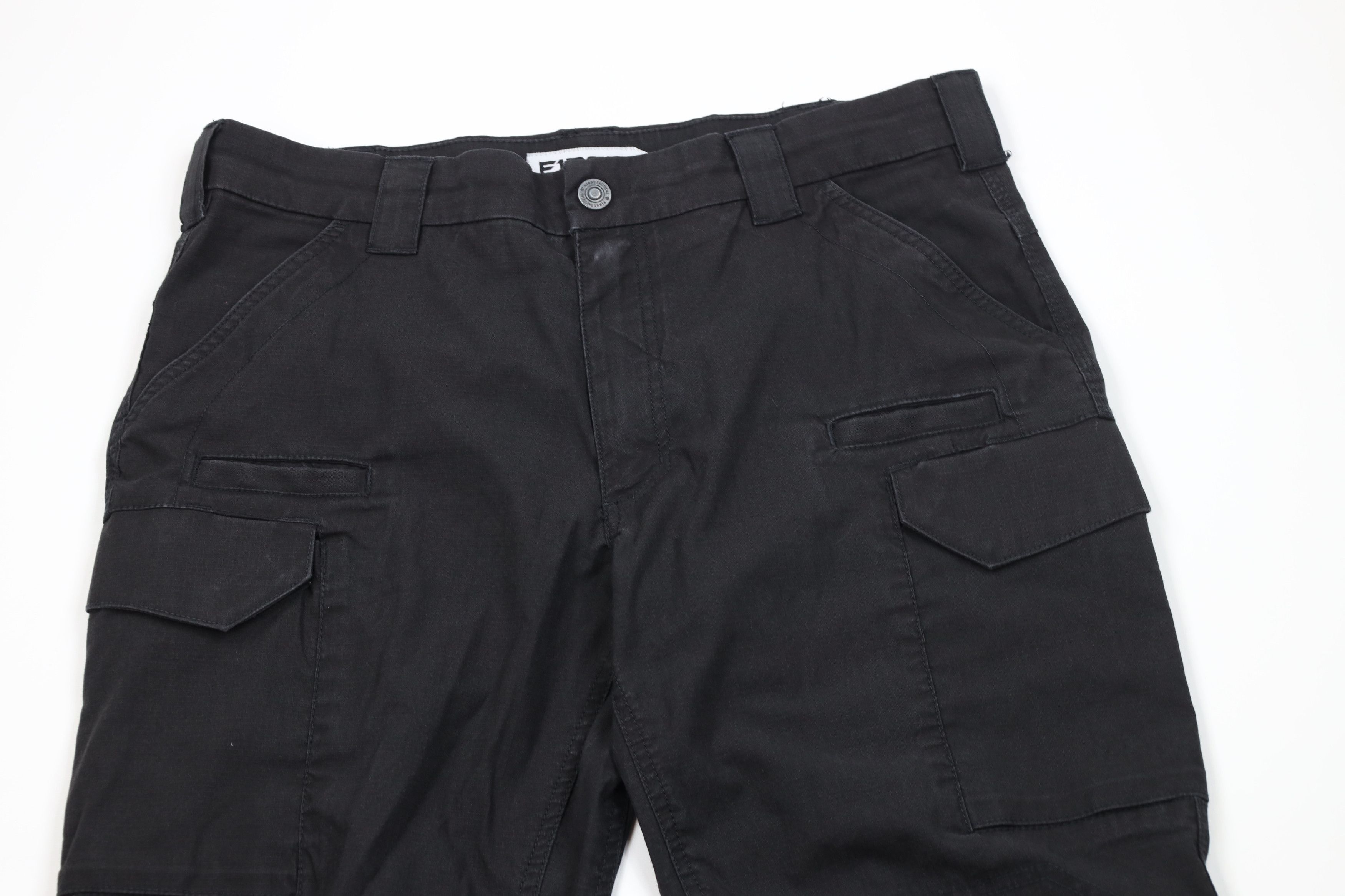 Vintage Vintage Y2K Streetwear Tactical Wide Leg Cargo Pants Black Size US 36 / EU 52 - 2 Thumbnail