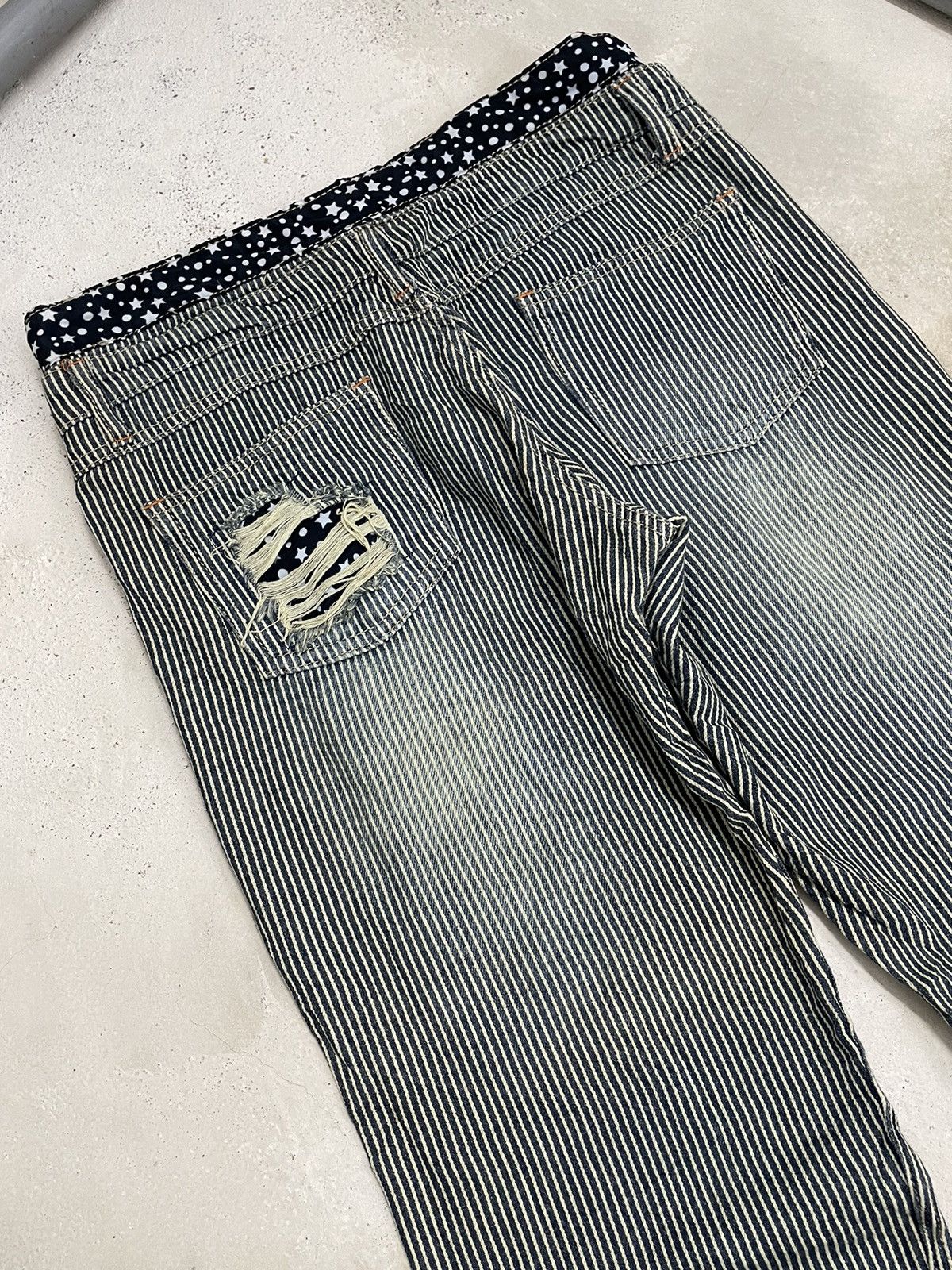 Hysteric Glamour × Japanese Brand Hickory Distressed Repair Double Waist Clone Devgru Y2K Size US 31 - 13 Thumbnail