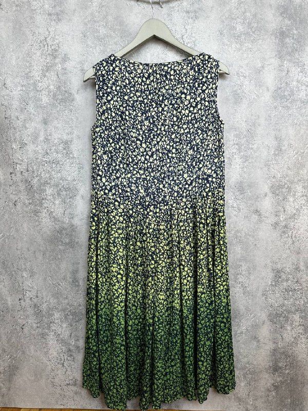 Other TOAST Maxi Dress 100% Viscose Abstract Floral Sleeveless Size M / US 6-8 / IT 42-44 - 2 Thumbnail