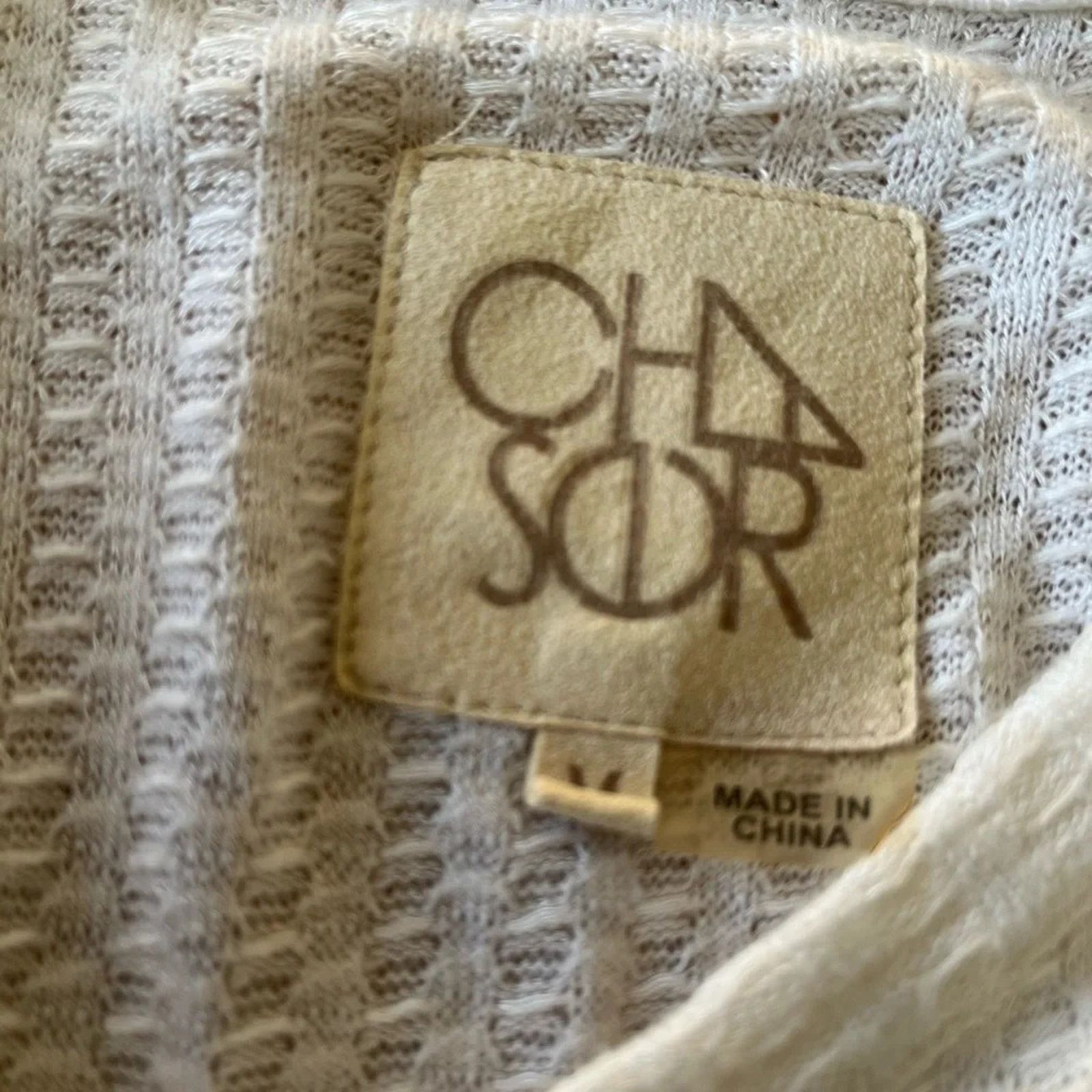 Chaser Brand Chaser waffle knit long sleeved top, size Medium. Size M / US 6-8 / IT 42-44 - 2 Thumbnail