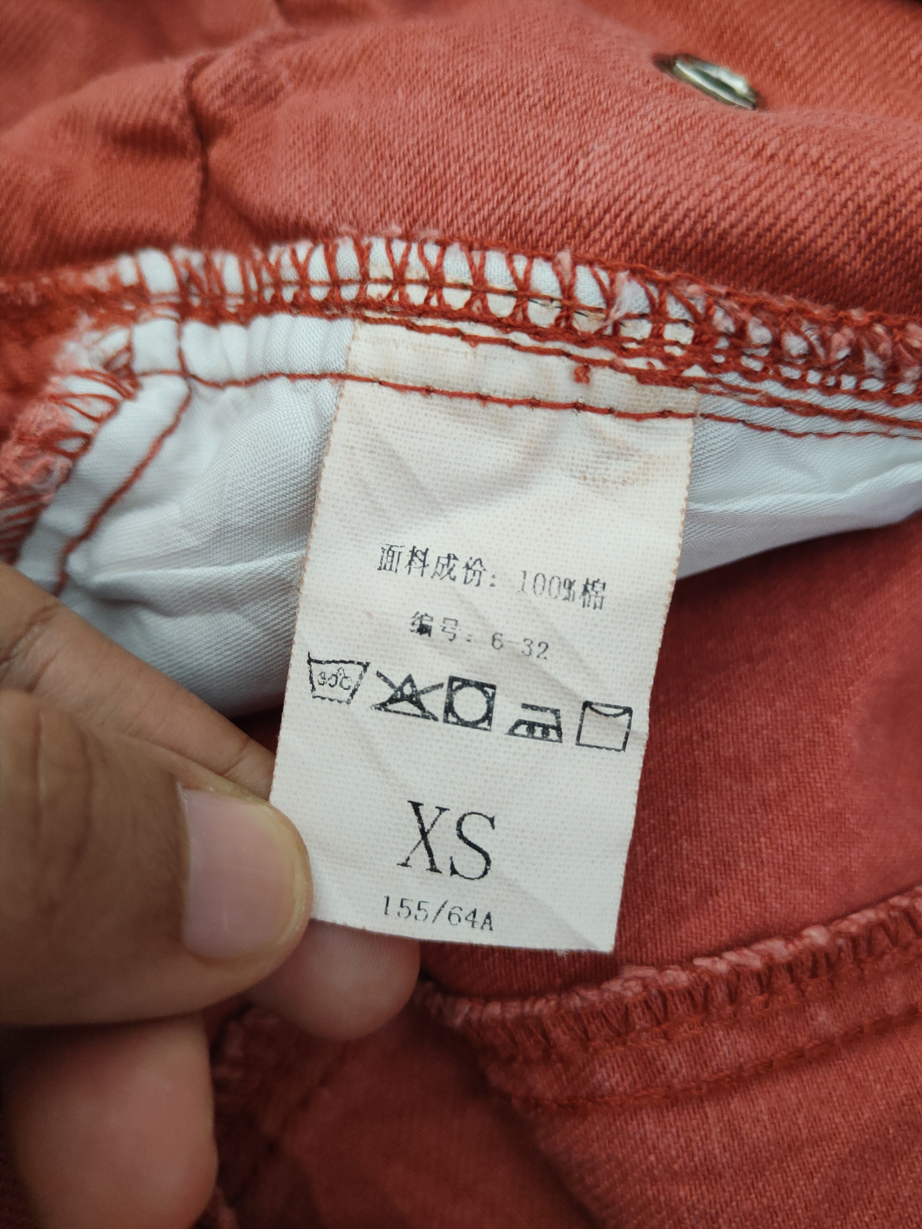 Japanese Brand × Vintage Avant Garde Fashion by Japanese Brand Peach Jumpsuits Size 35" - 13 Thumbnail