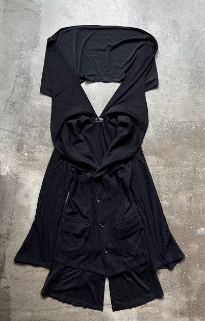 Other Kohshin Satoh 1990s Asymmetrical Deconstructed Patchwork Top Size XL / US 12-14 / IT 48-50 - 6 Thumbnail