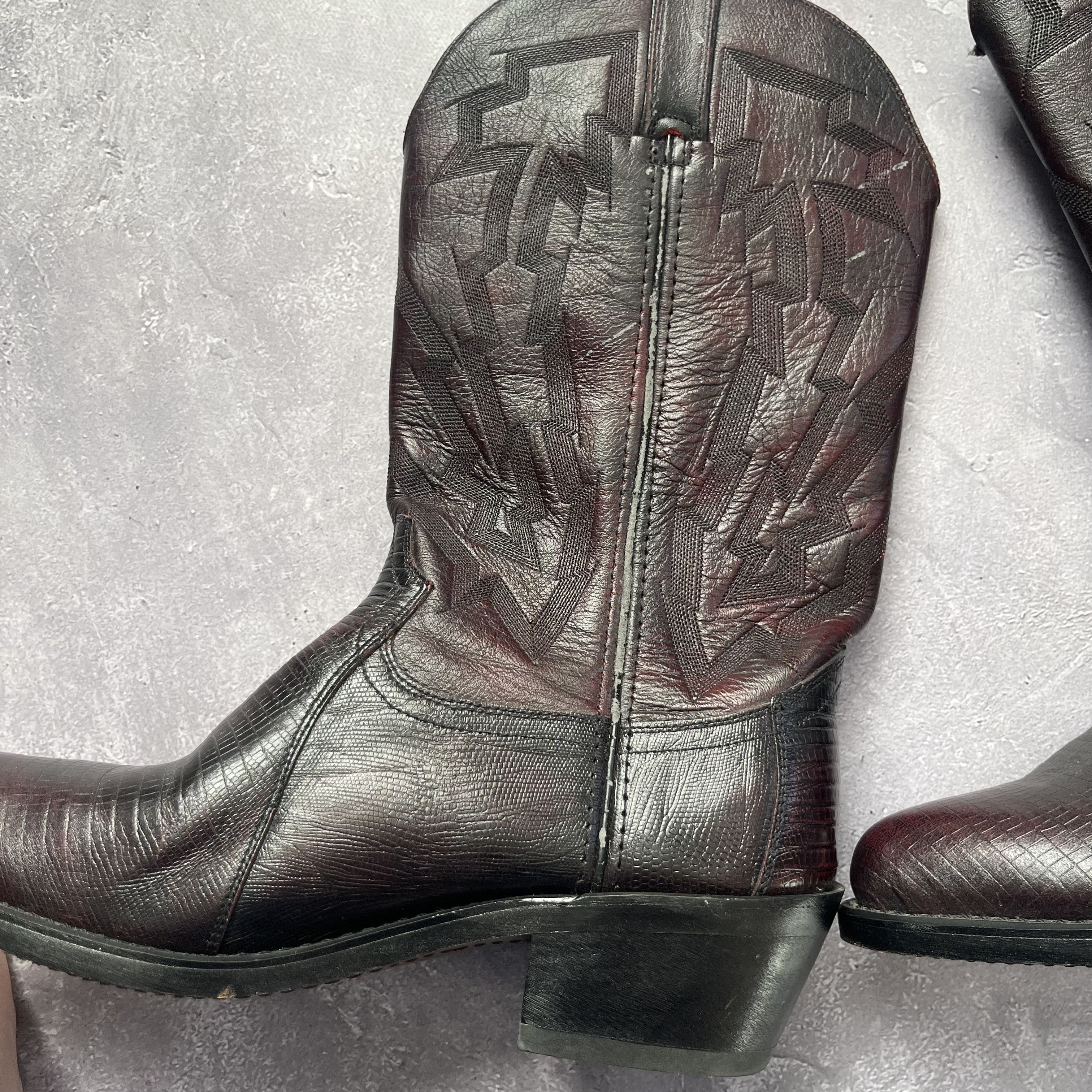 Durango Durango Brown Leather Cowboy Western Boots Mens Size 8 D Size US 8 / EU 41 - 7 Thumbnail