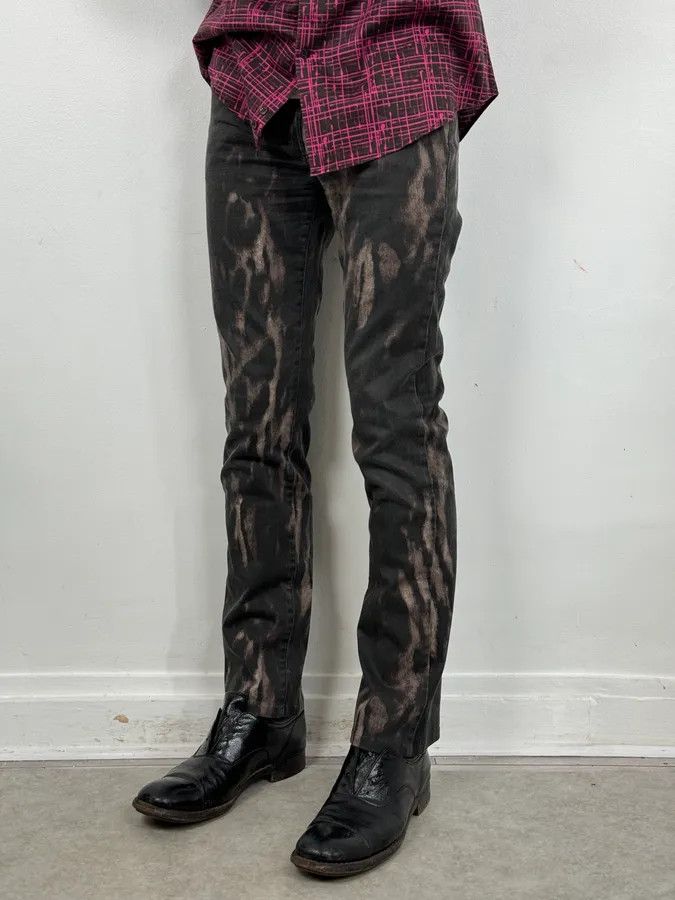 Just Cavalli AW2011 Cavalli Black Shadows Slim Faded Pants Size US 30 / EU 46 - 3 Thumbnail