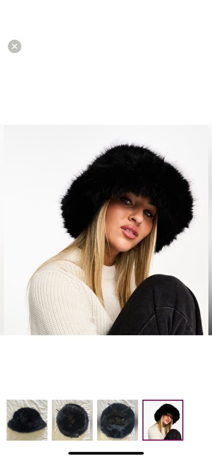 Vintage Fuzzy Beanie Hat Size ONE SIZE - 4 Thumbnail