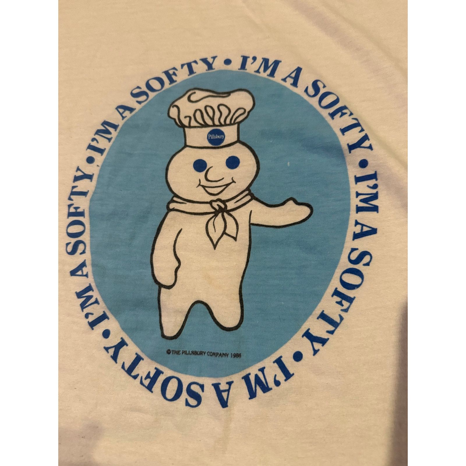 Signal Sport True Vintage I’m a Softy Pillsbury Company 1986 Size US L / EU 52-54 / 3 - 2 Thumbnail