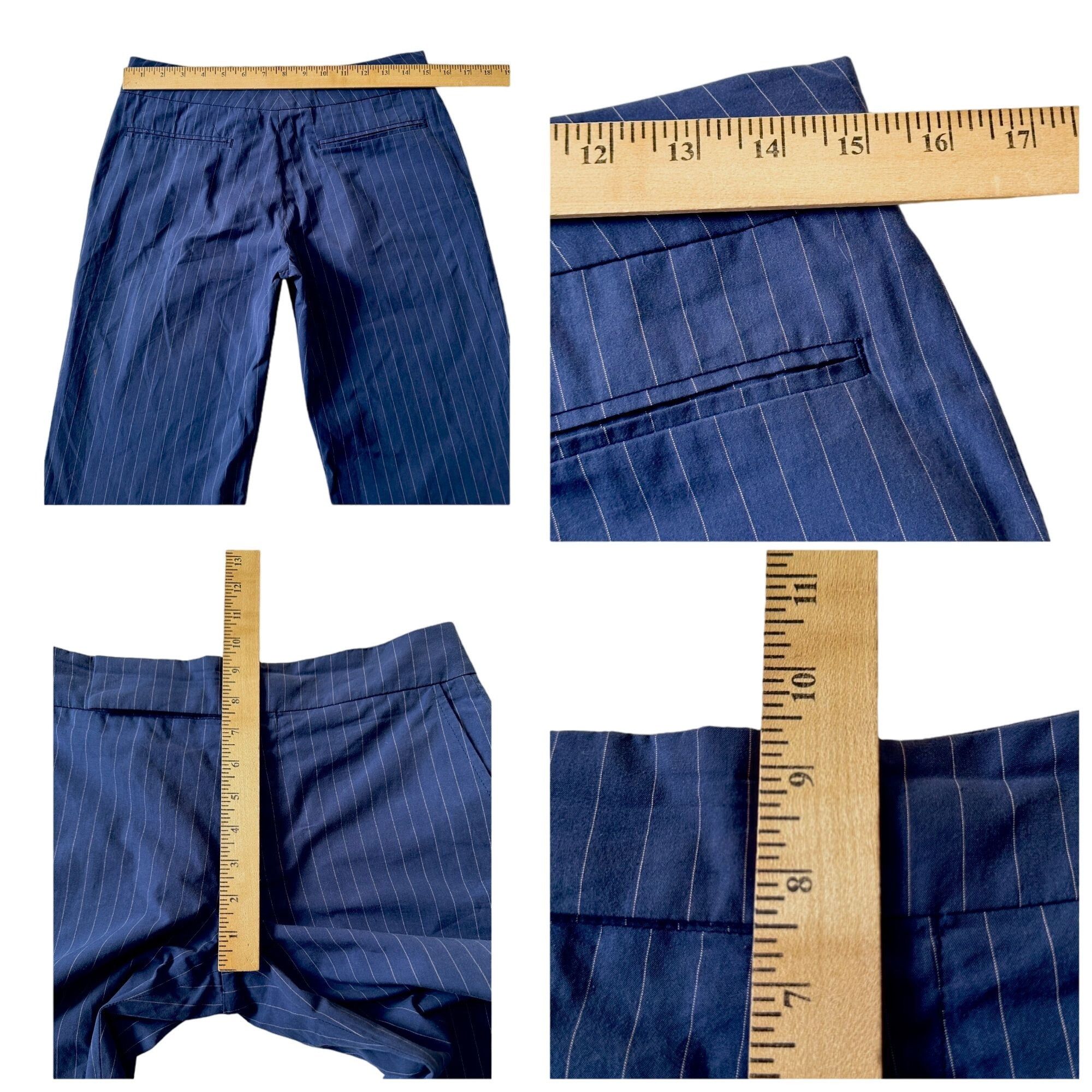 Marni Marni Pinstripe Cotton Trouser, Cropped leg, Button Fly, Siz Size 26" / US 2 / IT 38 - 14 Thumbnail