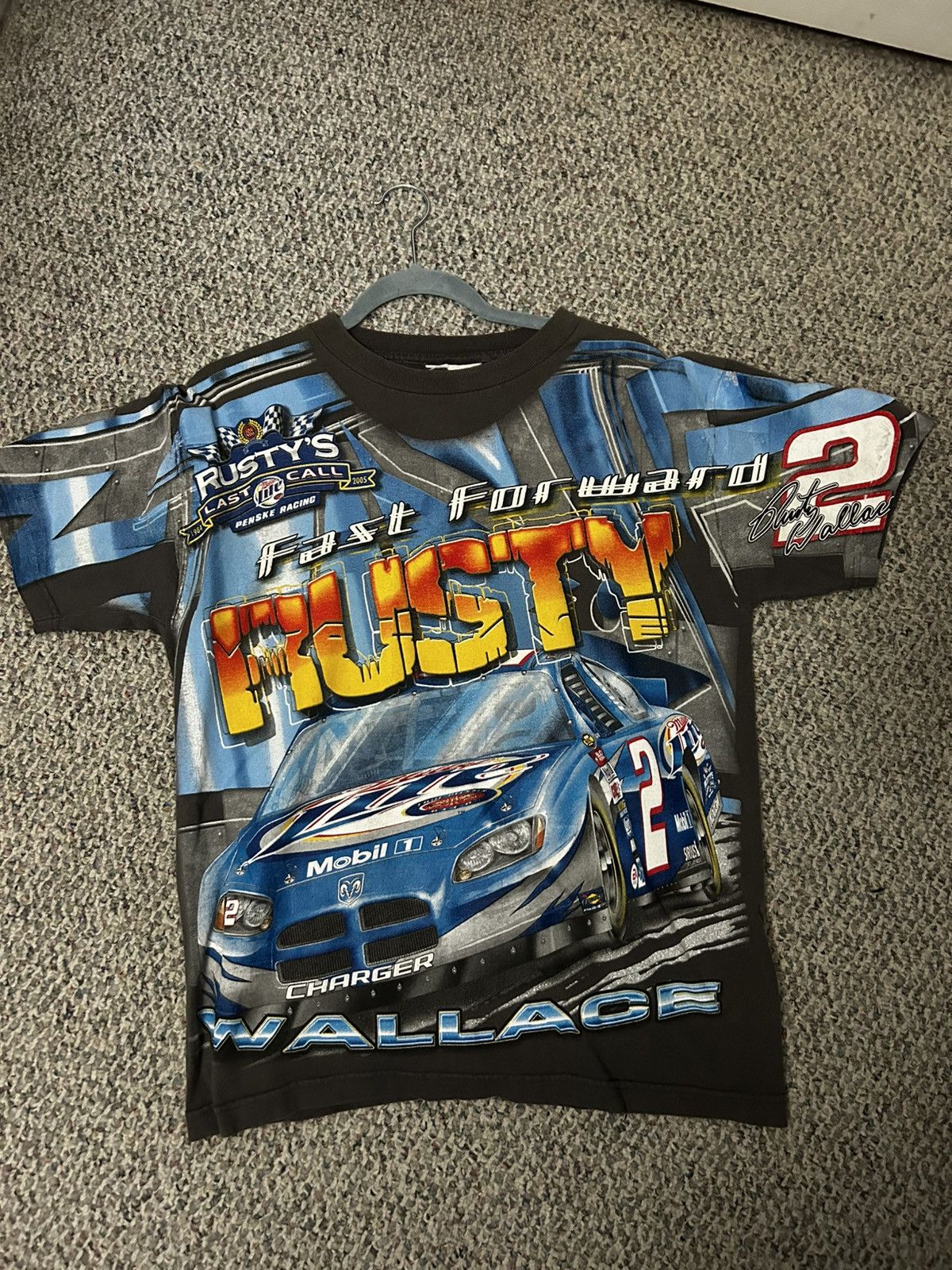 Japanese Brand Rare full art NASCAR shirt Size US S / EU 44-46 / 1 - 1 Thumbnail