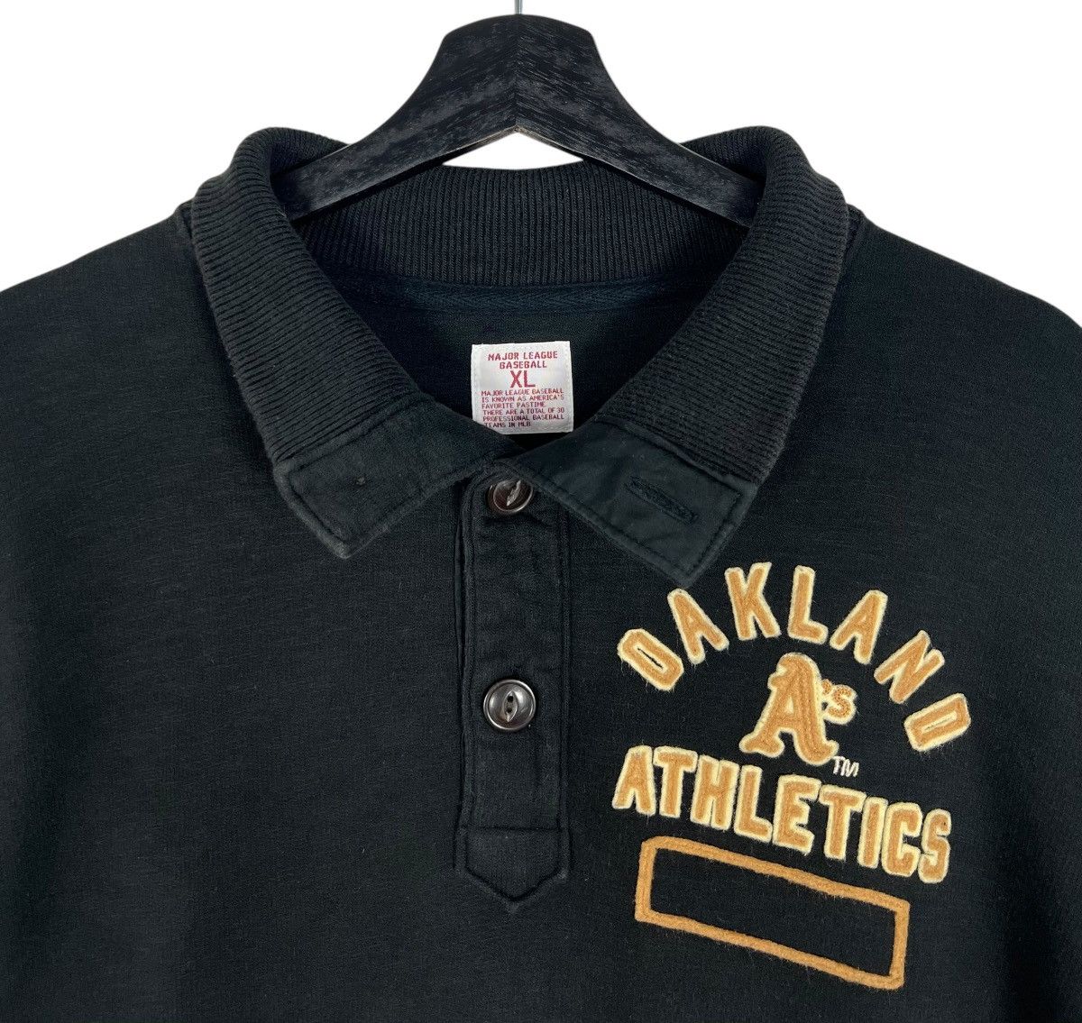 MLB × NFL × Vintage Vintage Oakland Athletics Mlb Pull Over Sweatshirt Size US XL / EU 56 / 4 - 5 Thumbnail