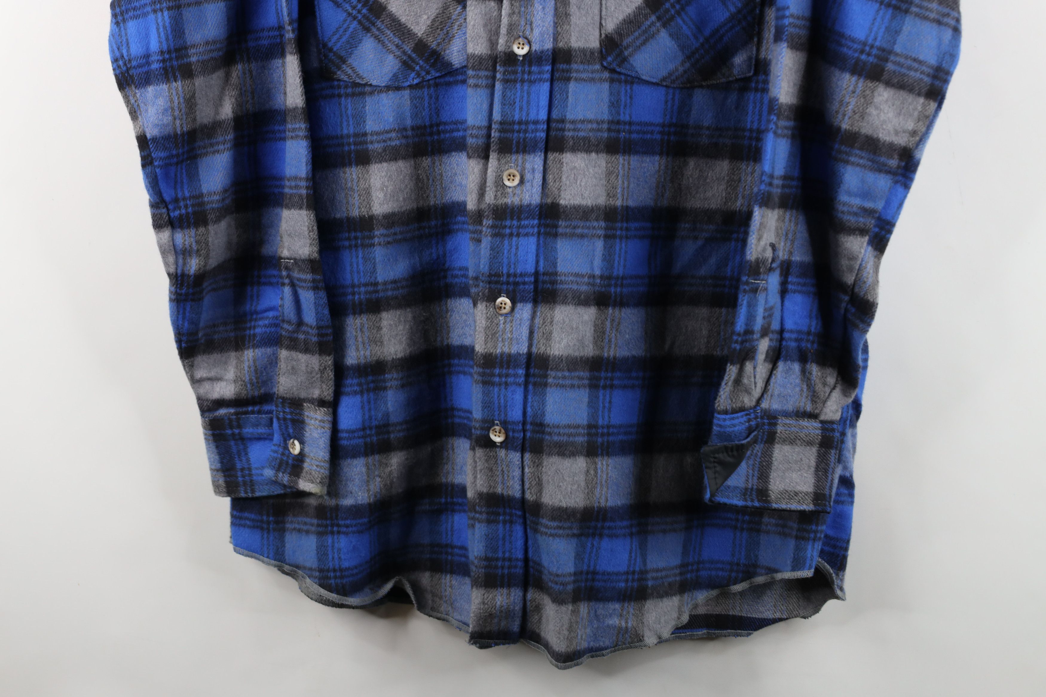Vintage Deadstock Vintage 90s Streetwear Button Shirt Plaid USA Size US XL / EU 56 / 4 - 3 Thumbnail