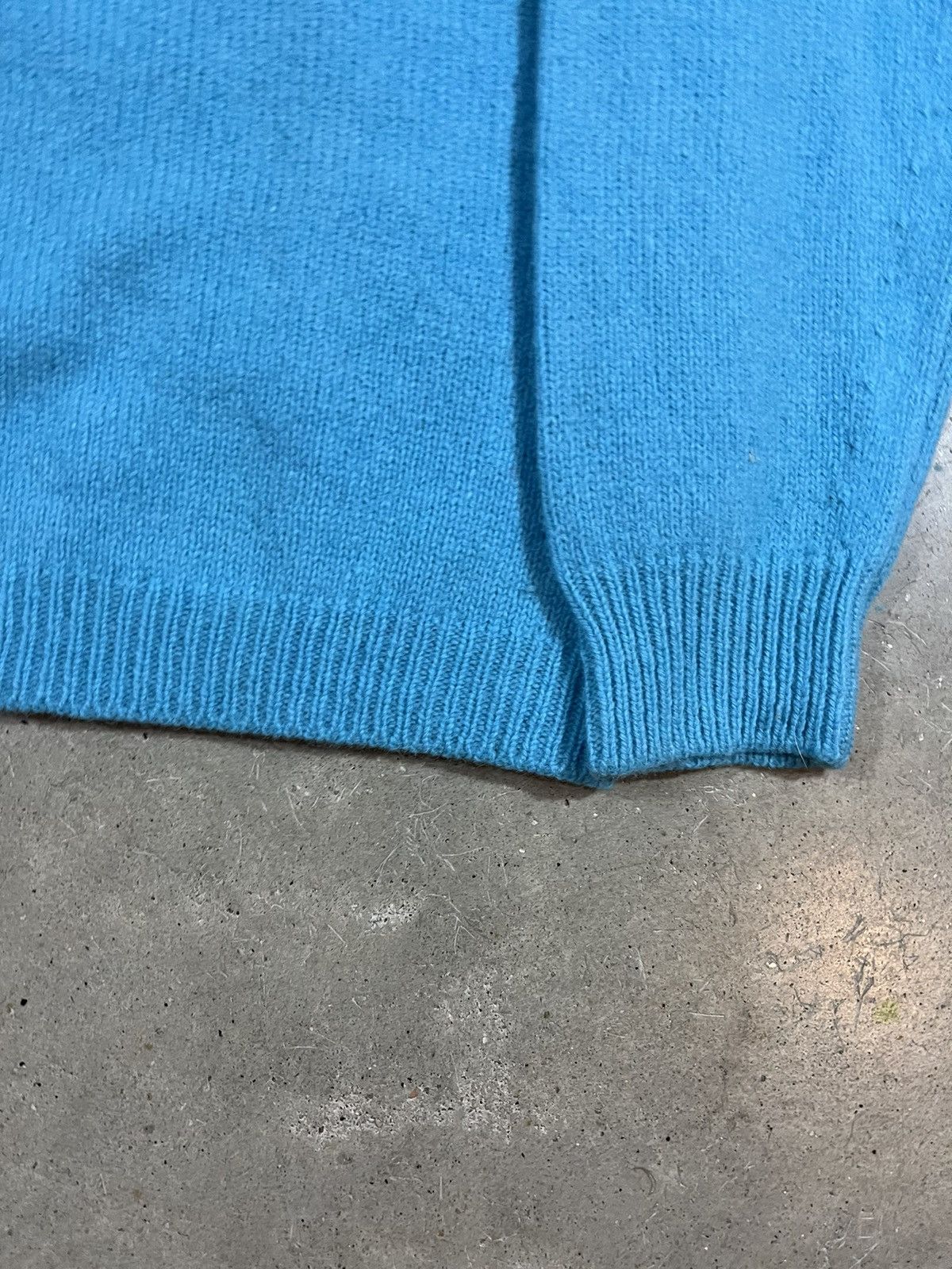 Vintage Vintage 50s Blue Wool Cardigan Sweater Size M / US 6-8 / IT 42-44 - 5 Thumbnail