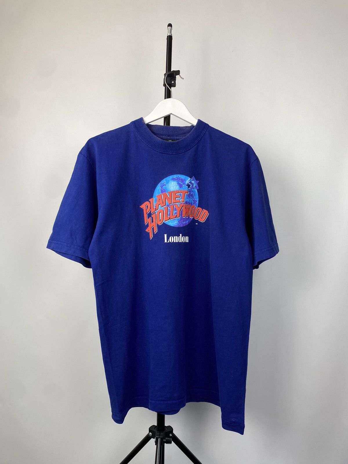Planet Hollywood × Vintage Vintage 90s Planet Hollywood London Logo T-Shirt Size Large Size US L / EU 52-54 / 3 - 1 Thumbnail
