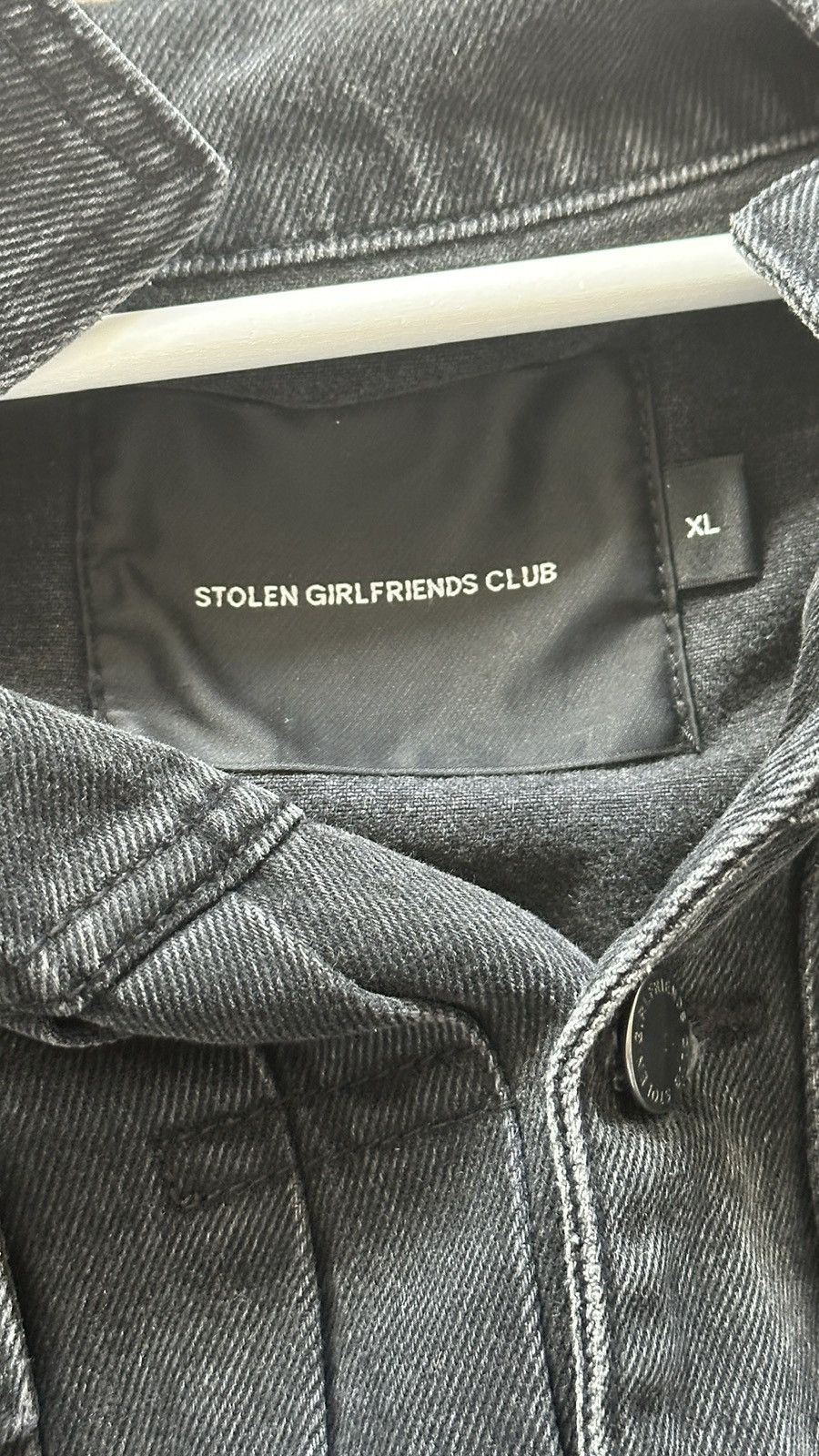 Stolen Girlfriends Club Black denim jacket Size US XL / EU 56 / 4 - 4 Thumbnail
