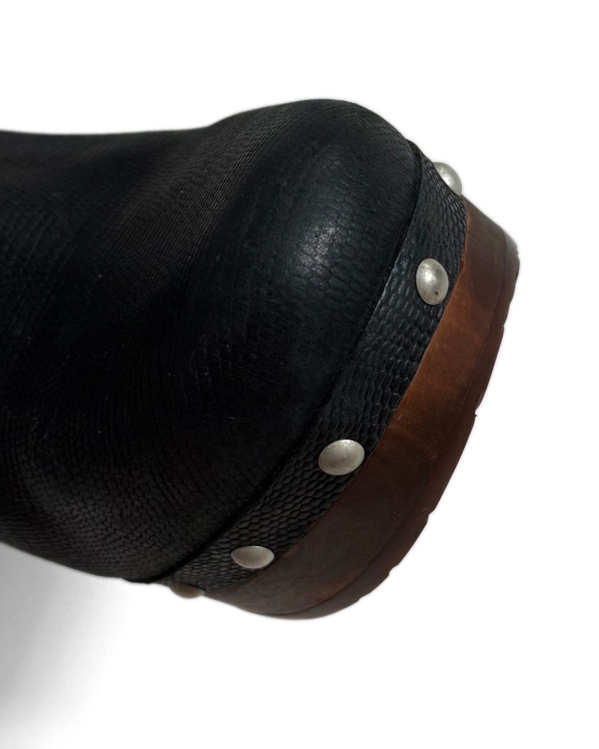 Ugg UGG Leather Designer Ganni Style Biker Heeled Boots Size US 9 / IT 39 - 8 Thumbnail
