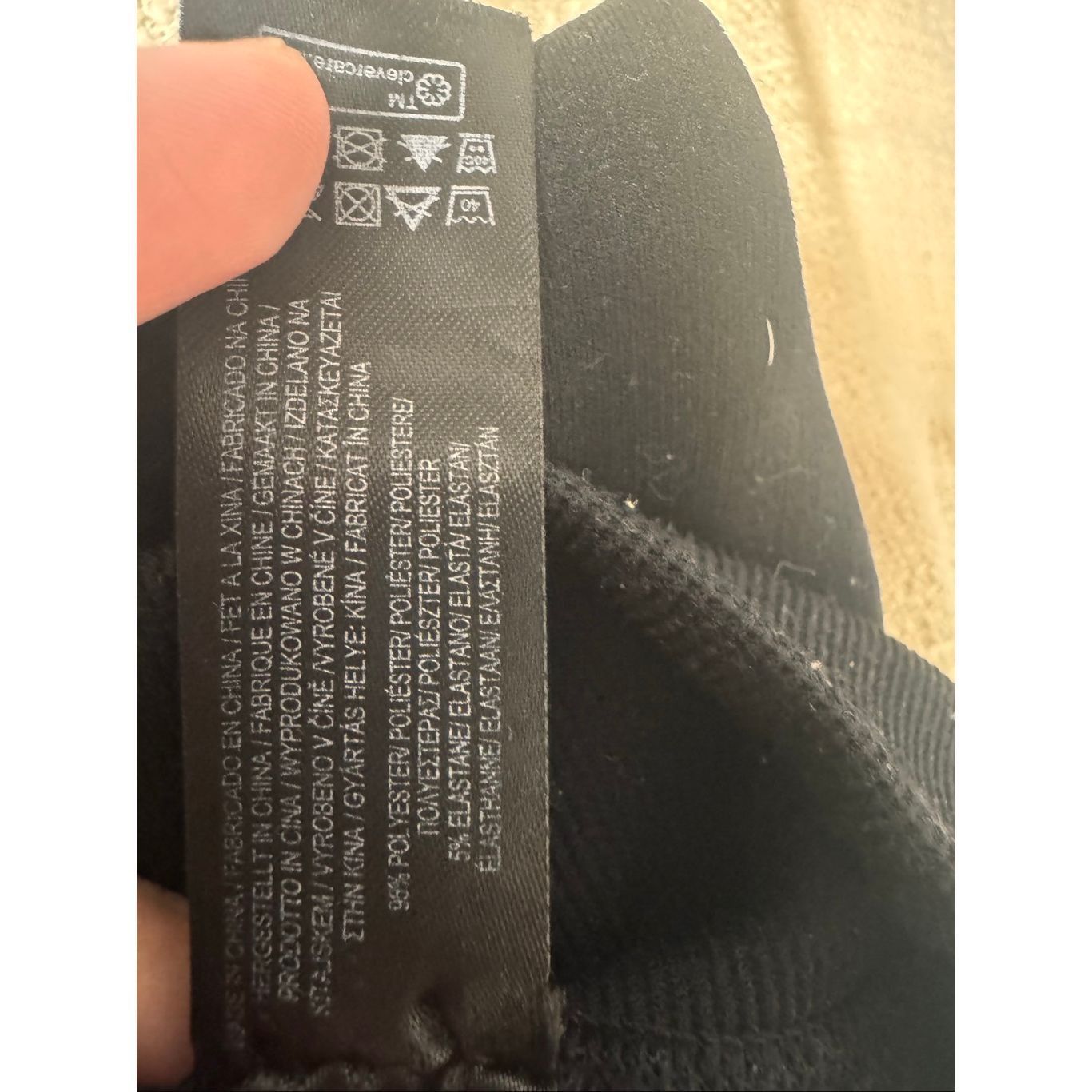 Other Women’s Black Fleece Lined Leggings Size L-XL Cozy Thermal S Size 30" / US 8 / IT 44 - 4 Thumbnail