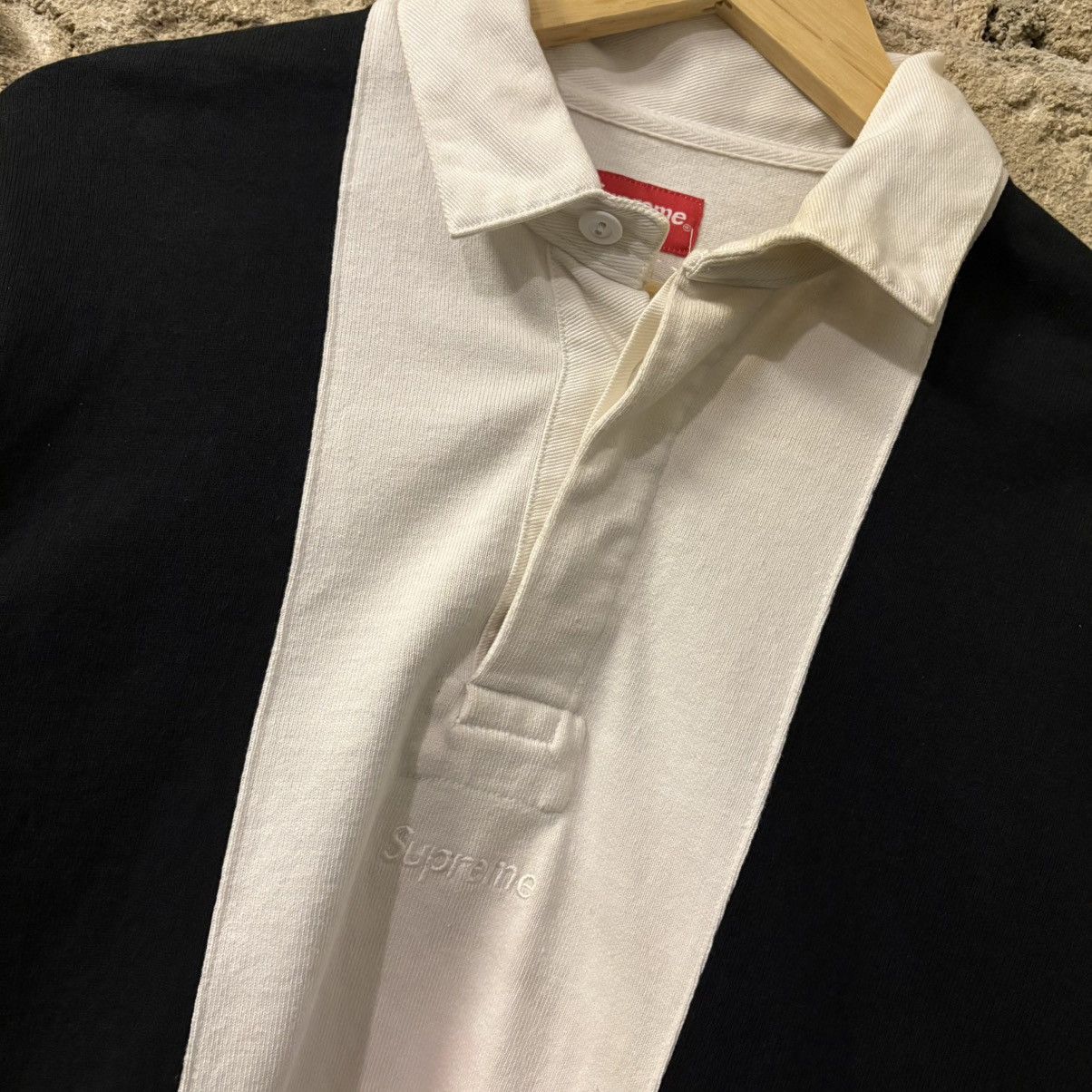Supreme Supreme Box Logo Rugby Shirt Size US S / EU 44-46 / 1 - 4 Thumbnail