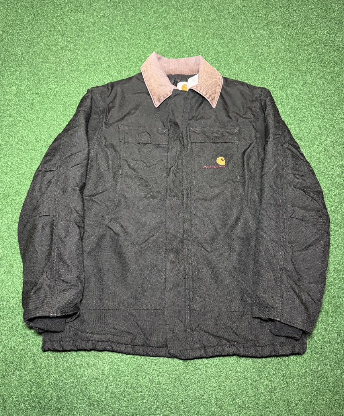 Carhartt Vintage 90s Carhartt Full Zip Black XL Arctic Jacket Size US XL / EU 56 / 4 - 1 Thumbnail