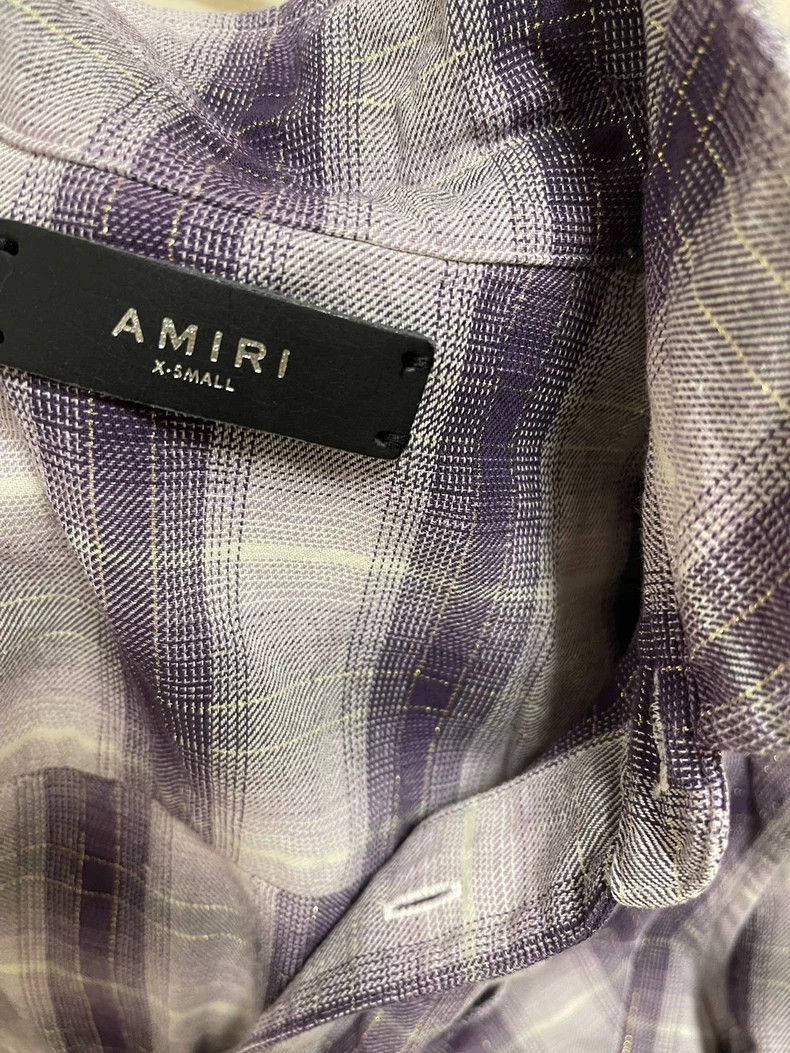 Amiri Amiri Gradient destruction tassel gradient shirt 2501-Nexta Size US XS / EU 42 / 0 - 3 Thumbnail