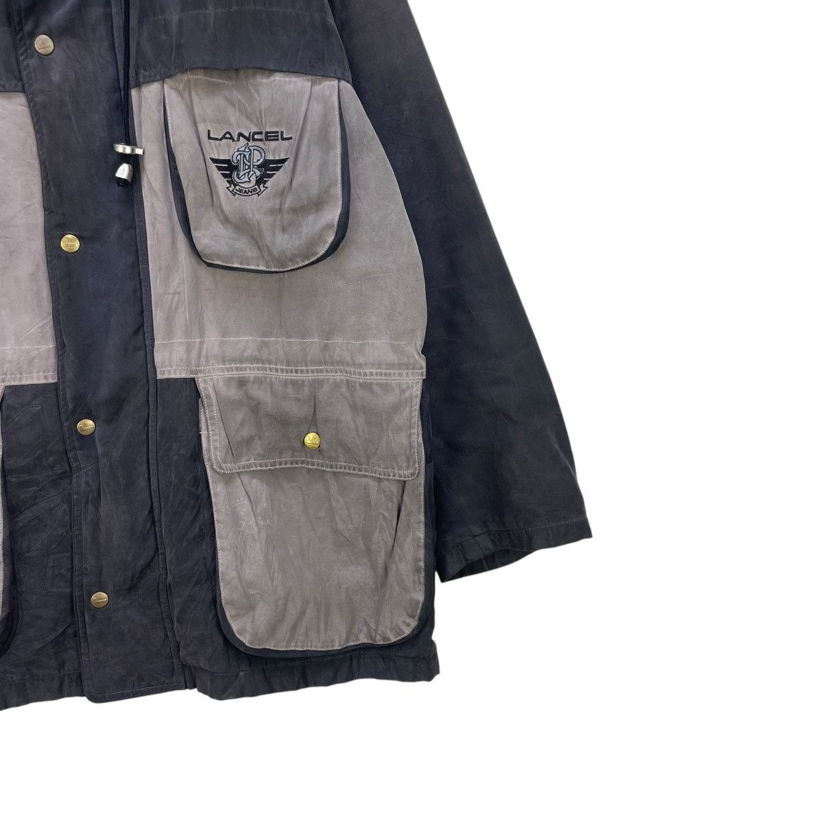 Japanese Brand × Lancel × Vintage 💥Vintage Lancel Hooded Jacket Size US M / EU 48-50 / 2 - 5 Thumbnail