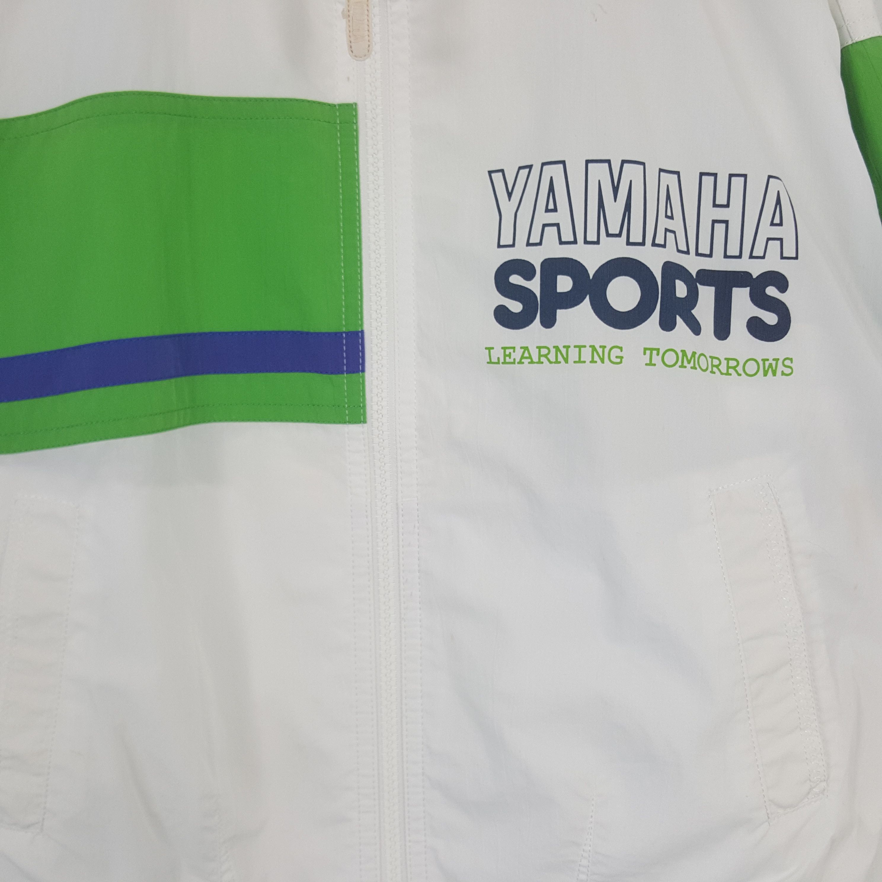 Yamaha Vintage Yamaha Sports Racing Windbreaker Jacket C291N8 Size US M / EU 48-50 / 2 - 2 Thumbnail