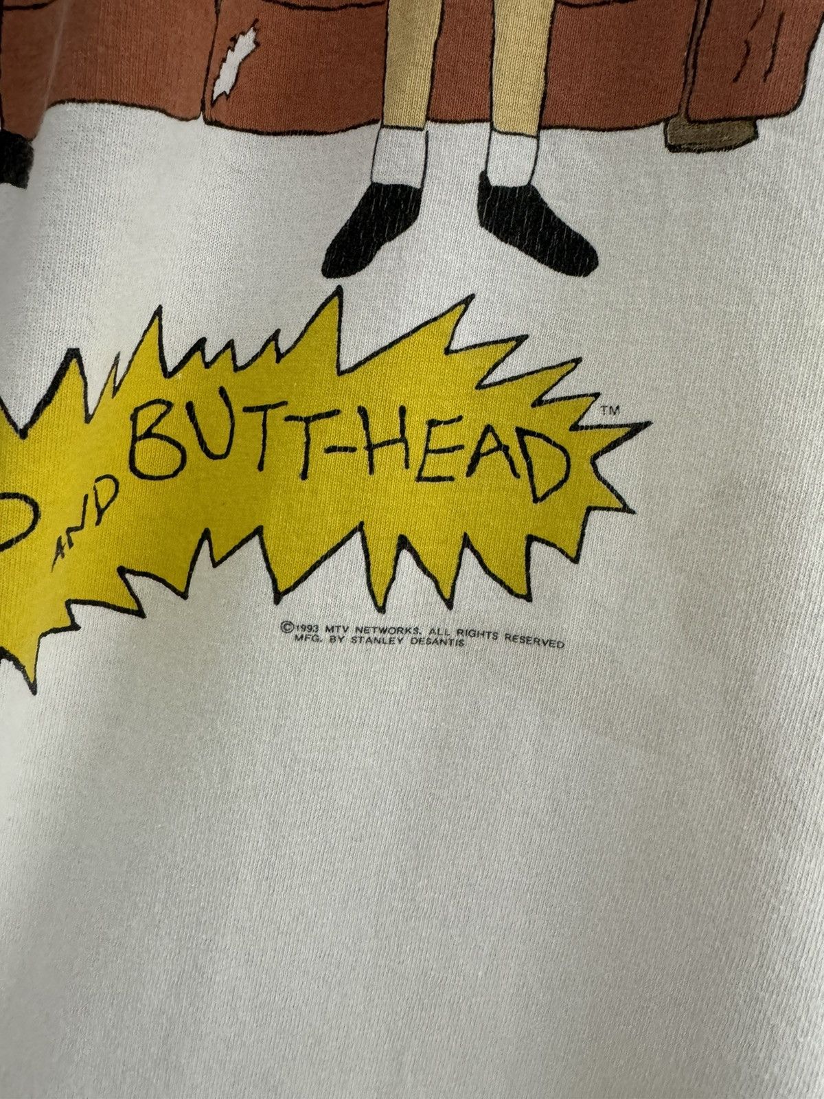 Mtv × Vintage Vintage 1993 Beavis and Butthead Stanley Desantis Promo Tee Size US XL / EU 56 / 4 - 3 Thumbnail