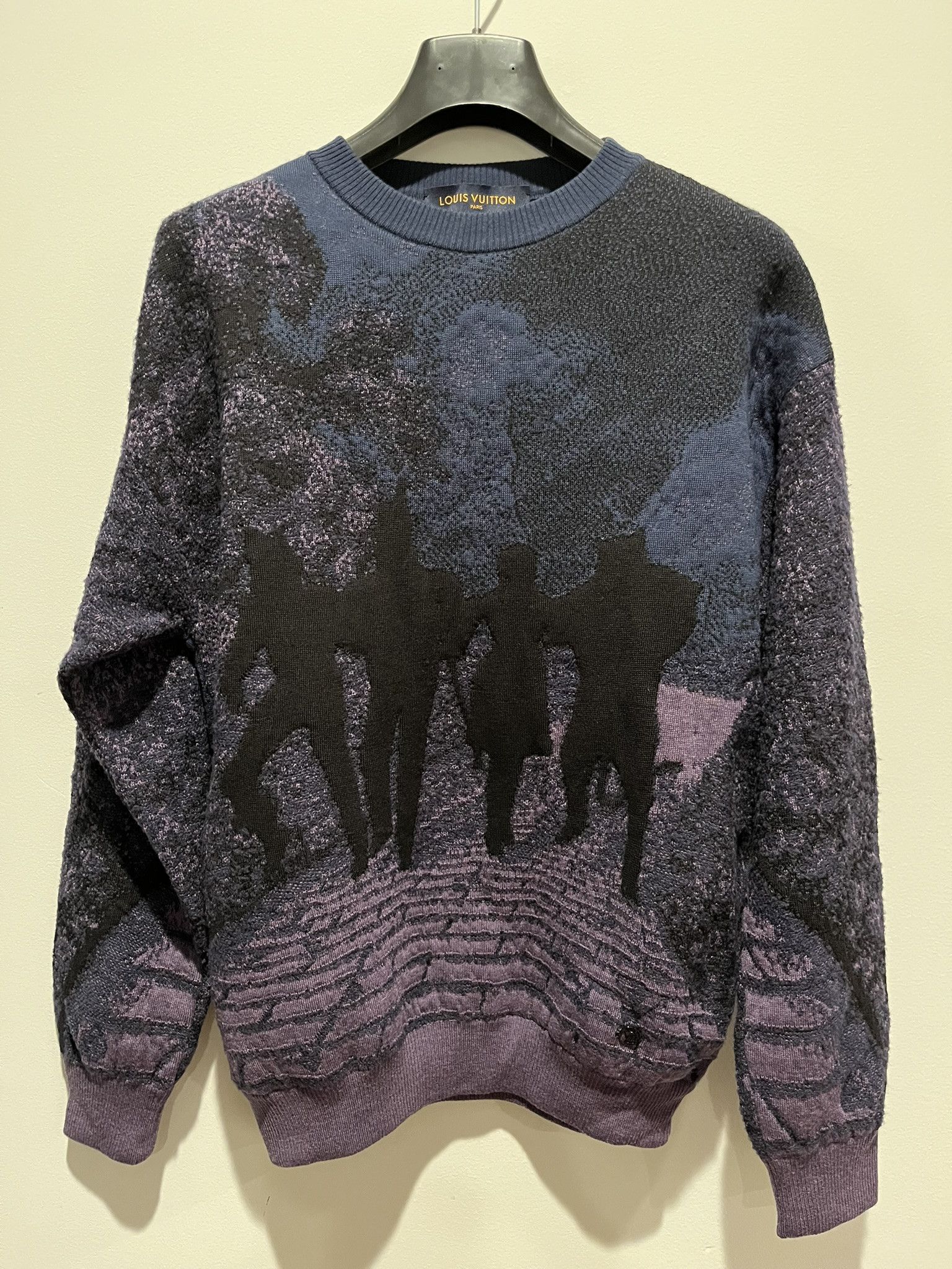 image of Louis Vuitton Wizard Of Oz Sweater Ss19 in Purple, Men's (Size Small)