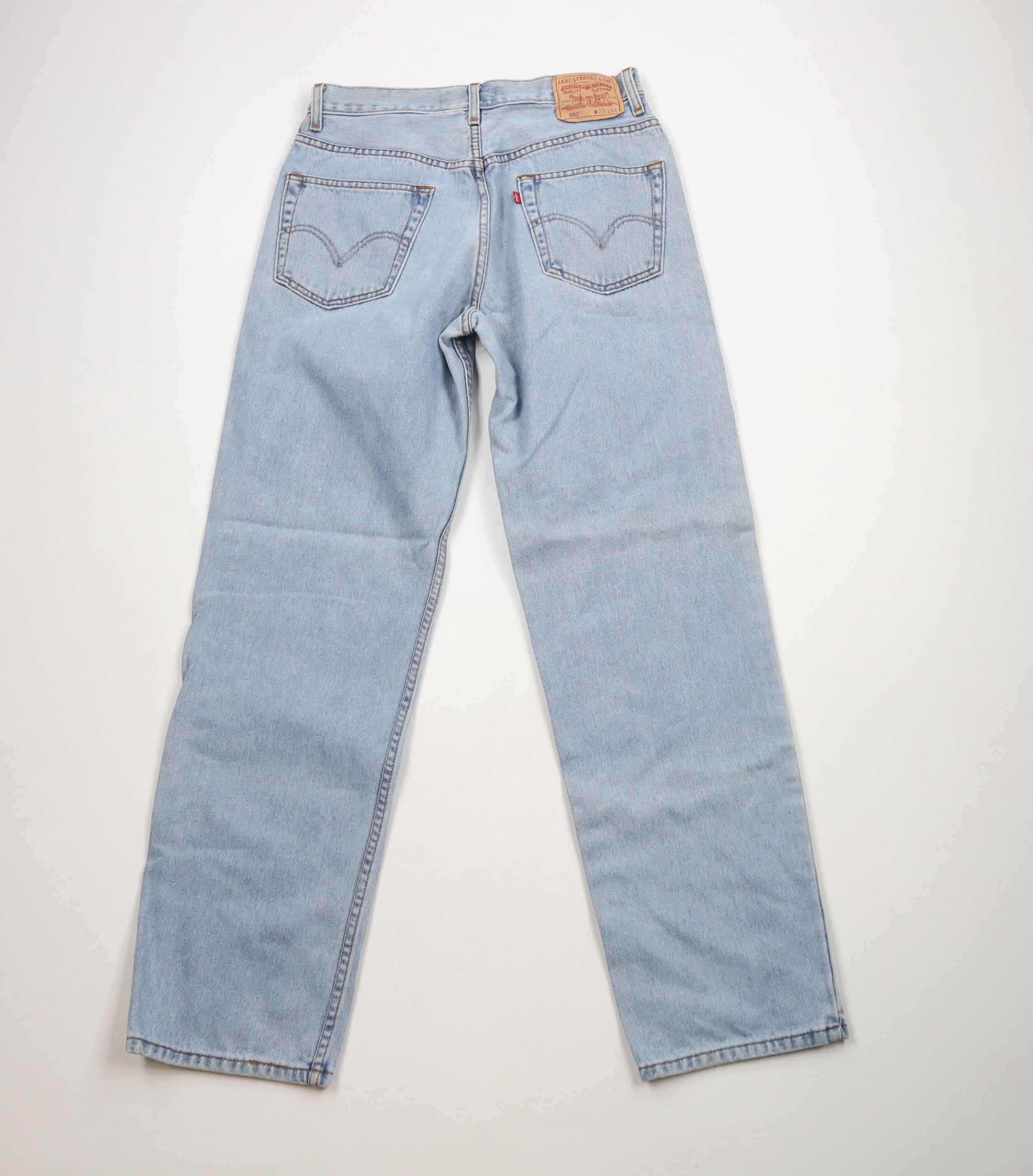 Levi's Vintage Y2K 2004 Levis 550 Relaxed Fit Denim Jeans Blue Size US 32 / EU 48 - 12 Thumbnail