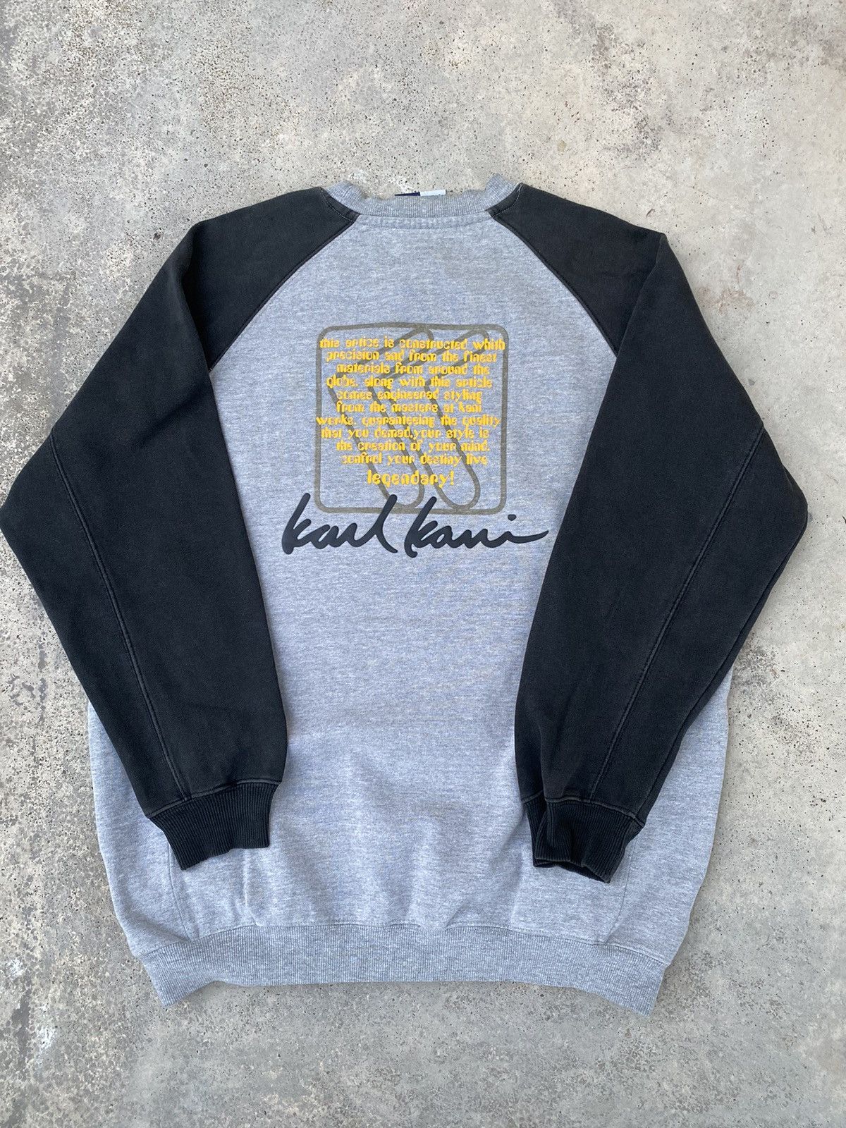 Karl Kani 2000s Karl Kani Puffer Script Design Sweatshirt Size US L / EU 52-54 / 3 - 2 Thumbnail