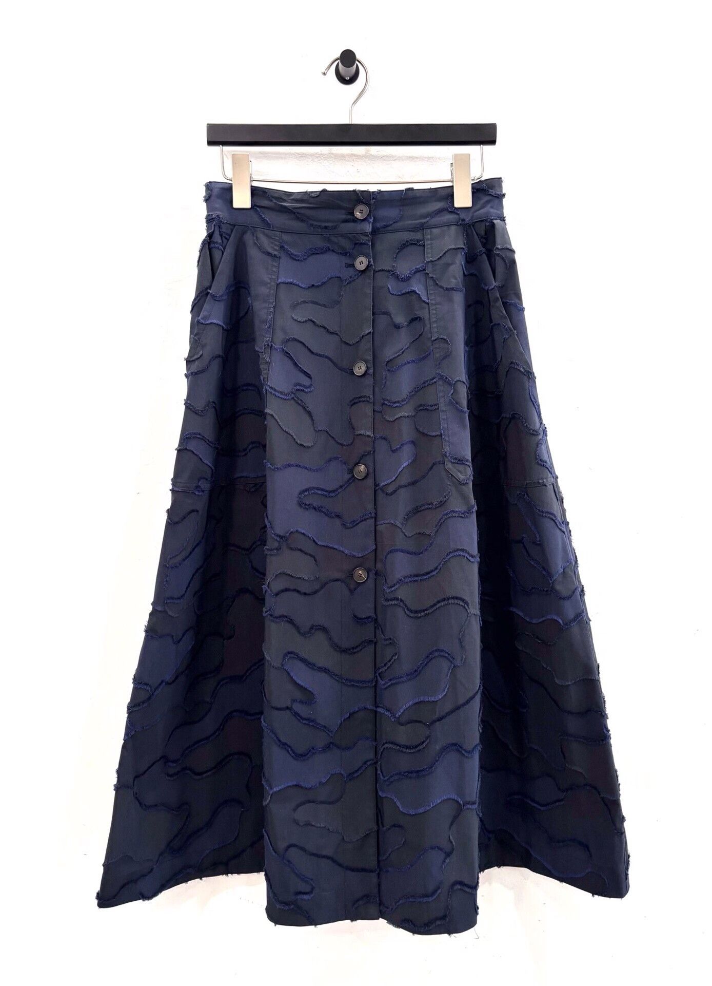 Dior Dior Camouflage Wave Logo Blue Skirt Size 42" / US 20 - 1 Thumbnail