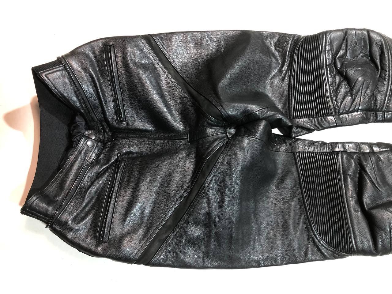 Vintage Racing Moto Biker Leather Pants Vintage Size US 30 / EU 46 - 5 Thumbnail