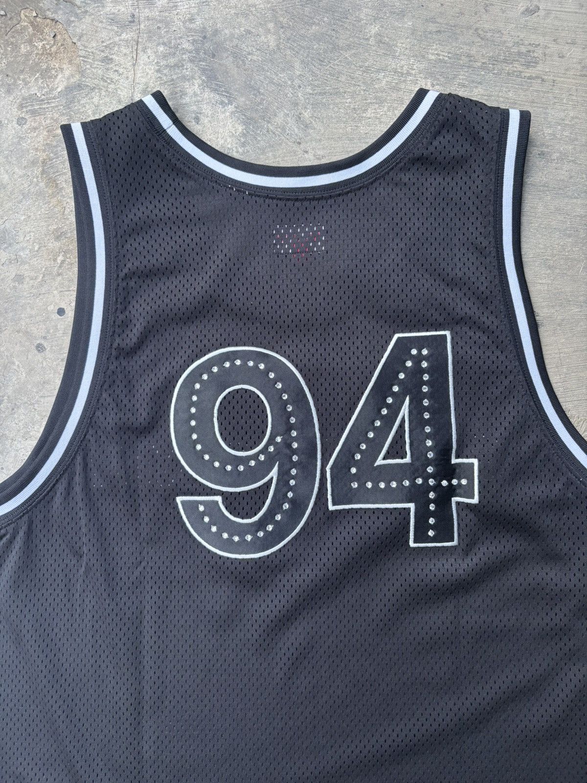 Supreme Supreme Rhinestone Basketball Black Jersey SS19 Collection Size US L / EU 52-54 / 3 - 6 Thumbnail