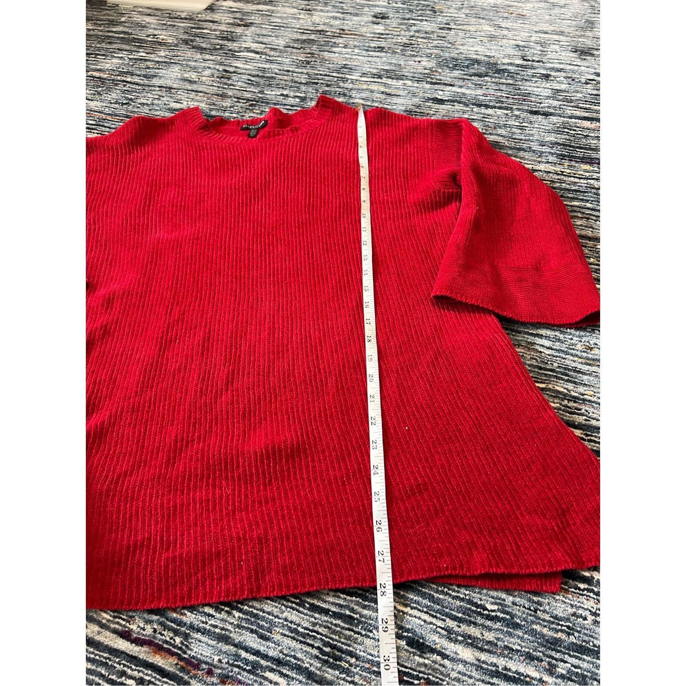 Eileen Fisher Eileen Fisher Red Pullover Sweater Flare Sleeve Womens plus Size XXL / US 16-18 / IT 52-54 - 8 Thumbnail
