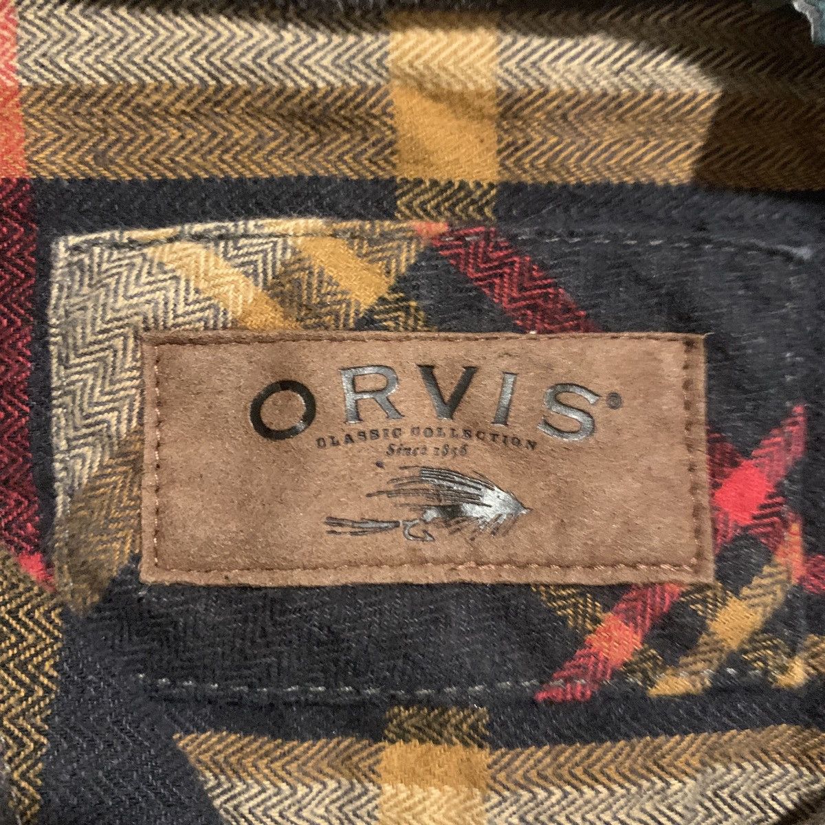 Orvis Orvis Mens Heavyweight Plaid Flannel Shirt Medium Cotton Size US M / EU 48-50 / 2 - 10 Thumbnail