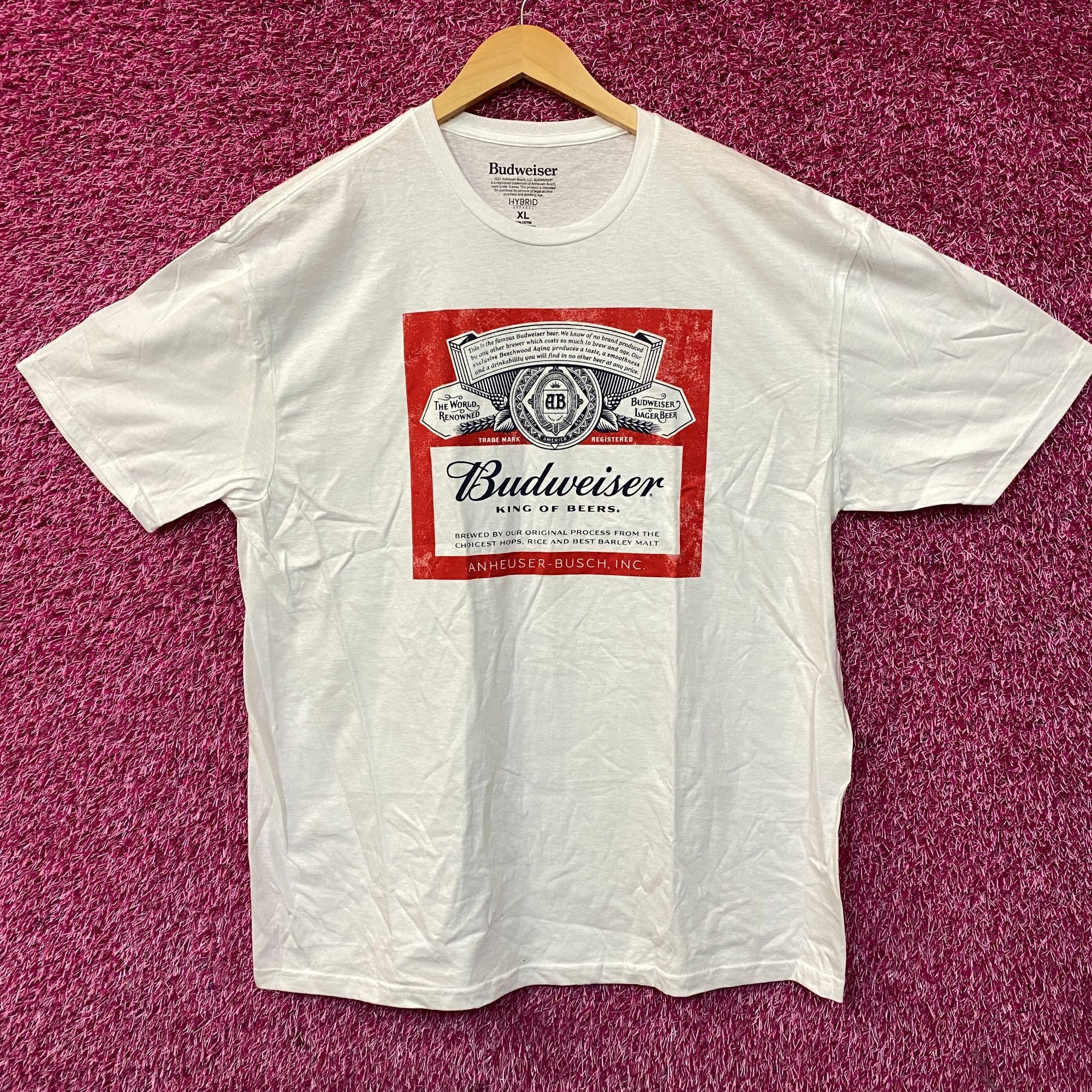 Budweiser World Renowned Budweiser King Of Beers T-Shirt XL Size US XL / EU 56 / 4 - 1 Thumbnail