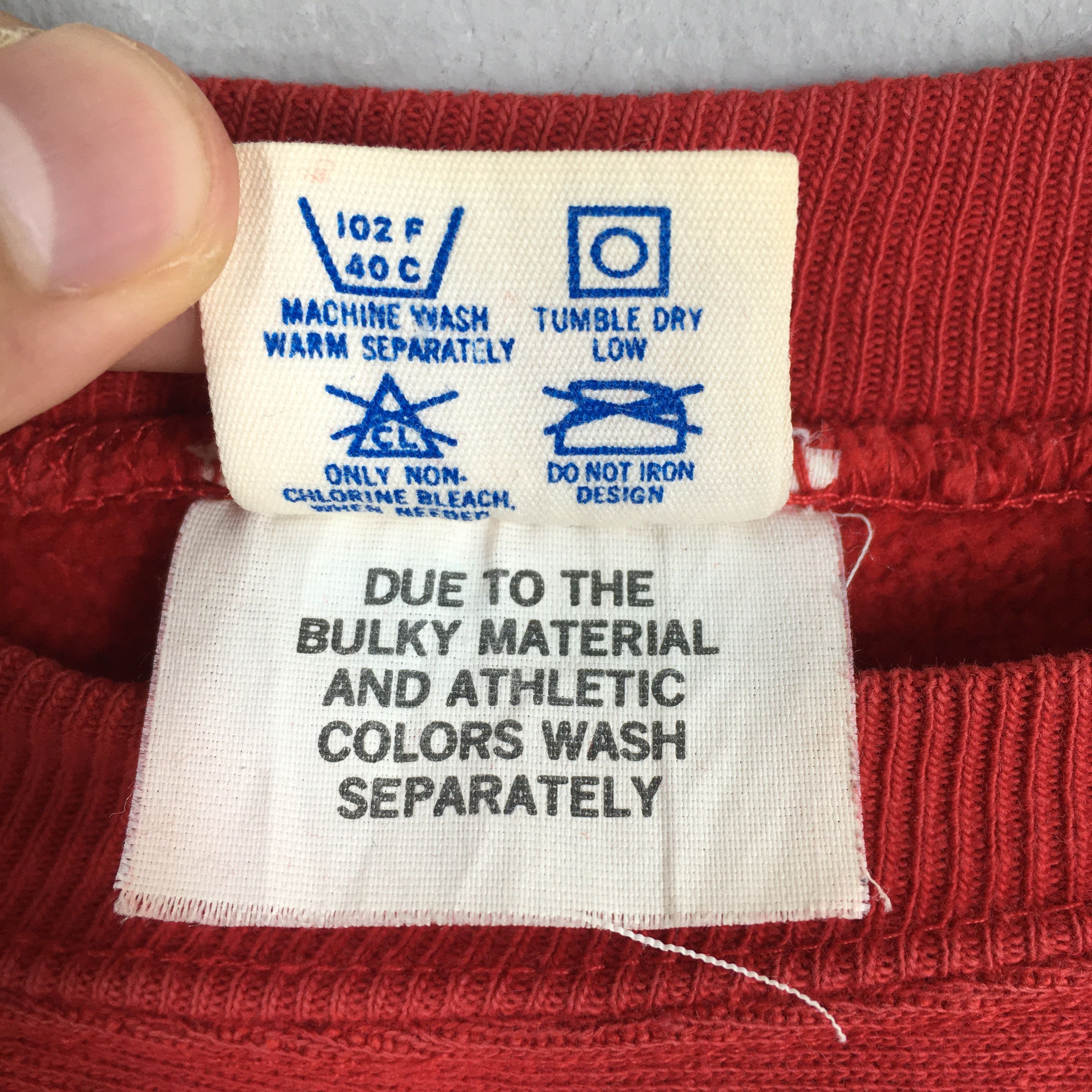 Champion × Vintage Vintage Champion Reverse Weave Red Sweatshirt Large Size US L / EU 52-54 / 3 - 6 Thumbnail