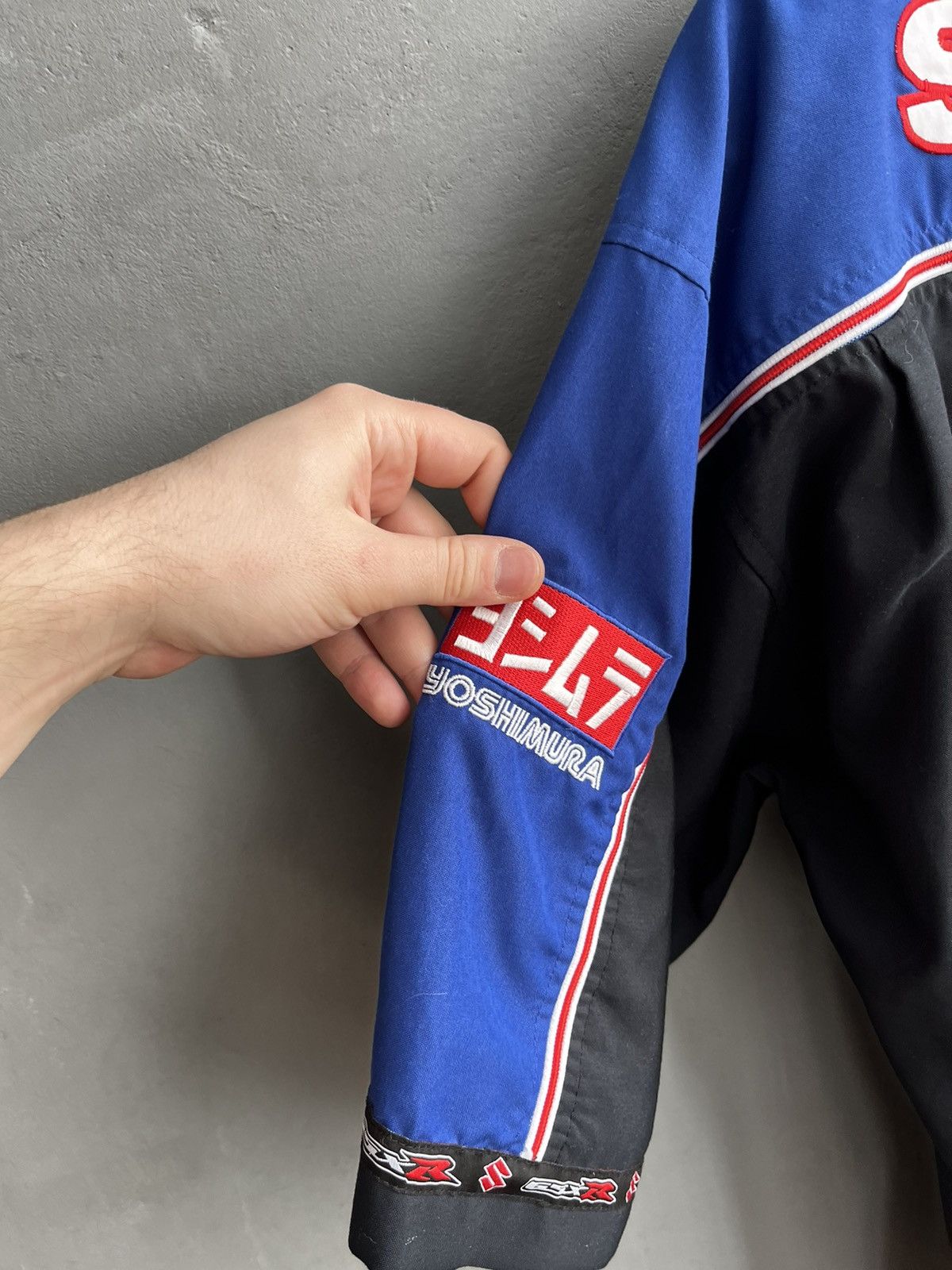 Japanese Brand × Vintage 1990s VERY RARE YOSHIMURA SUZUKI OG SHIRT Size US L / EU 52-54 / 3 - 6 Thumbnail