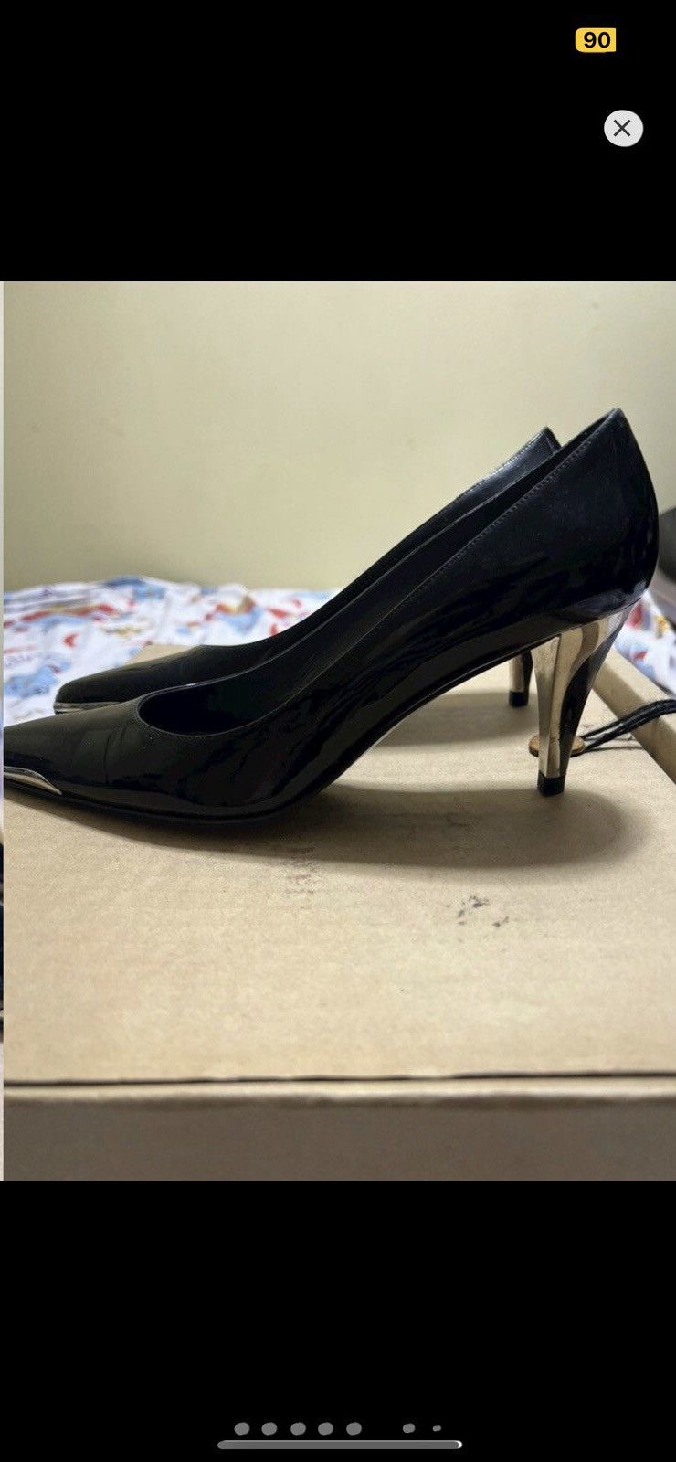 Stuart Weitzman ***FINAL DROP***RARE PATENT LEATHER STUART WEITZMAN HEEL 8 Size US 8 / IT 38 - 6 Thumbnail