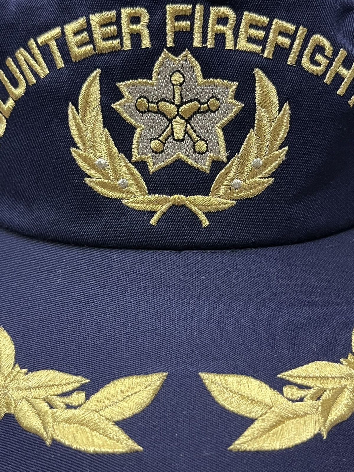 Garment Reproduction of Workers VINTAGE VOLUNTEER FIREFIGHTER TOKYO JAPAN 7-Panel Hat Size ONE SIZE - 3 Thumbnail