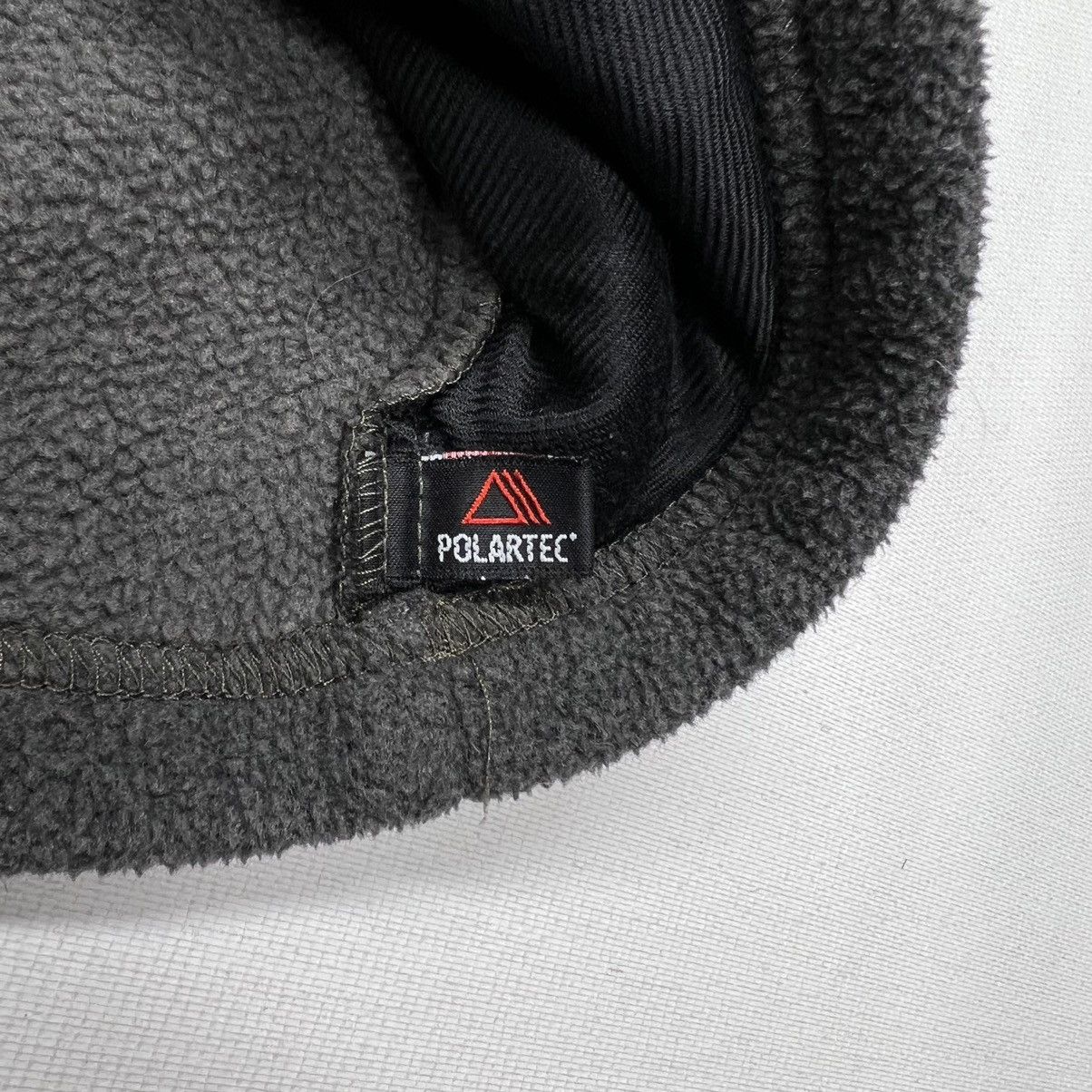L.L. Bean × Vintage VTG LL Bean Sweater Grey Fleece Pullover Polartec Snap Retro Size S / US 4 / IT 40 - 15 Thumbnail