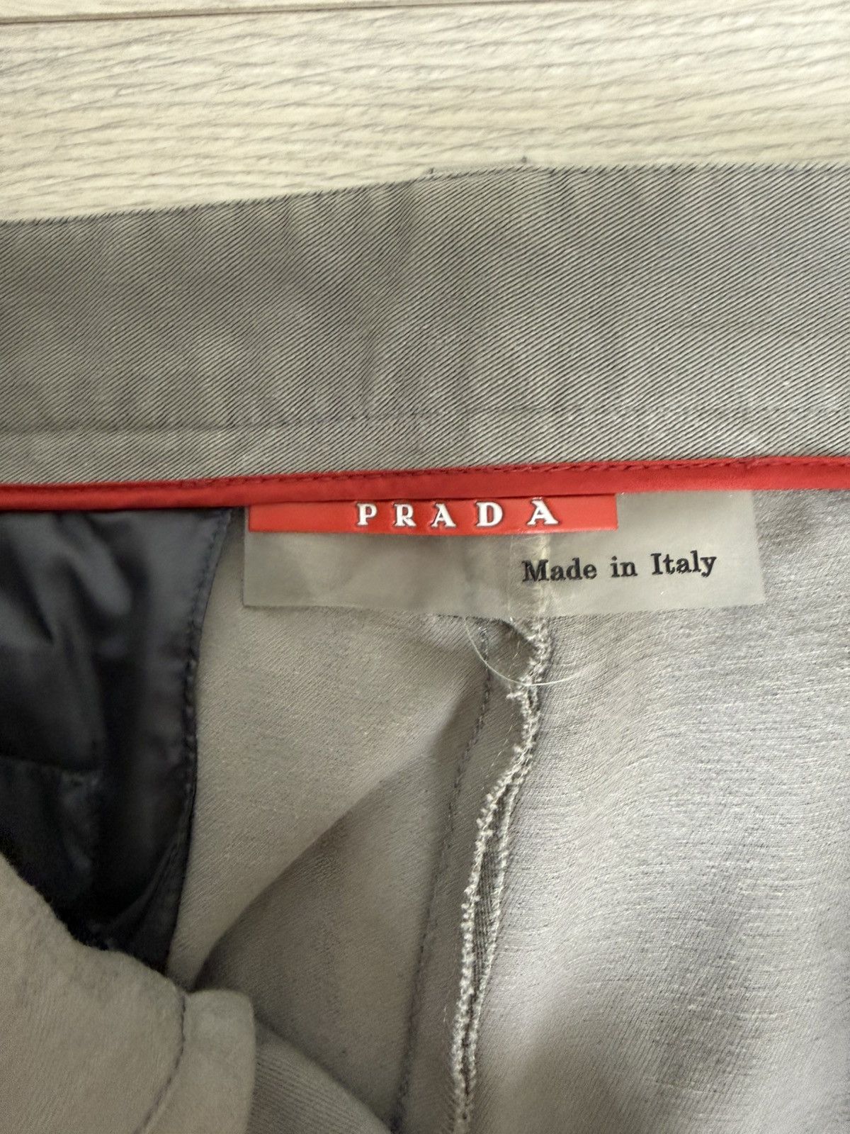 Prada Prada Red Cargo Pants Size US 33 - 11 Thumbnail