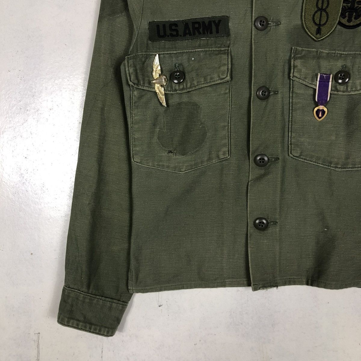Vintage 📌TRUE VINTAGE 60s OG-07 SHIRT JACKET CHORE MILITARY US ARMY Size US M / EU 48-50 / 2 - 6 Thumbnail